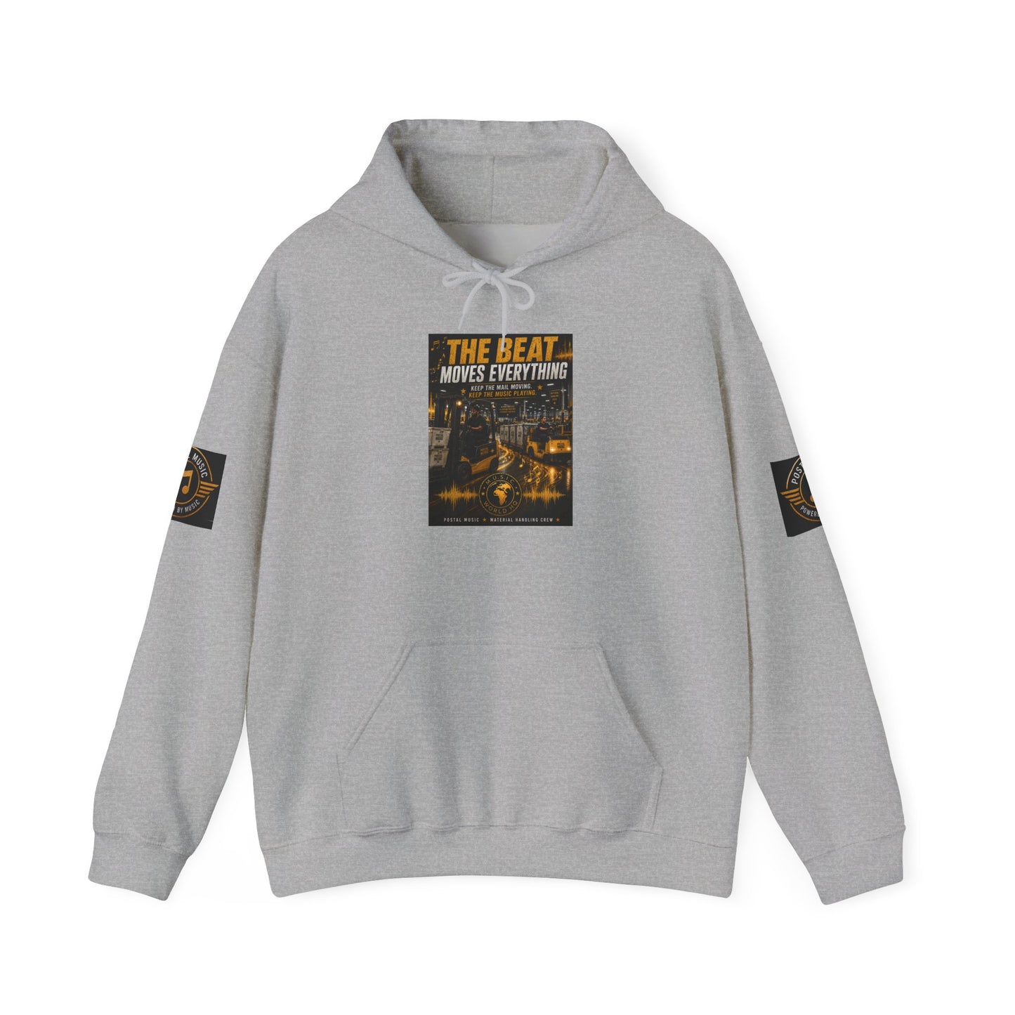 The Beat Moves Everything — Men's Hoodie | Postal Music
