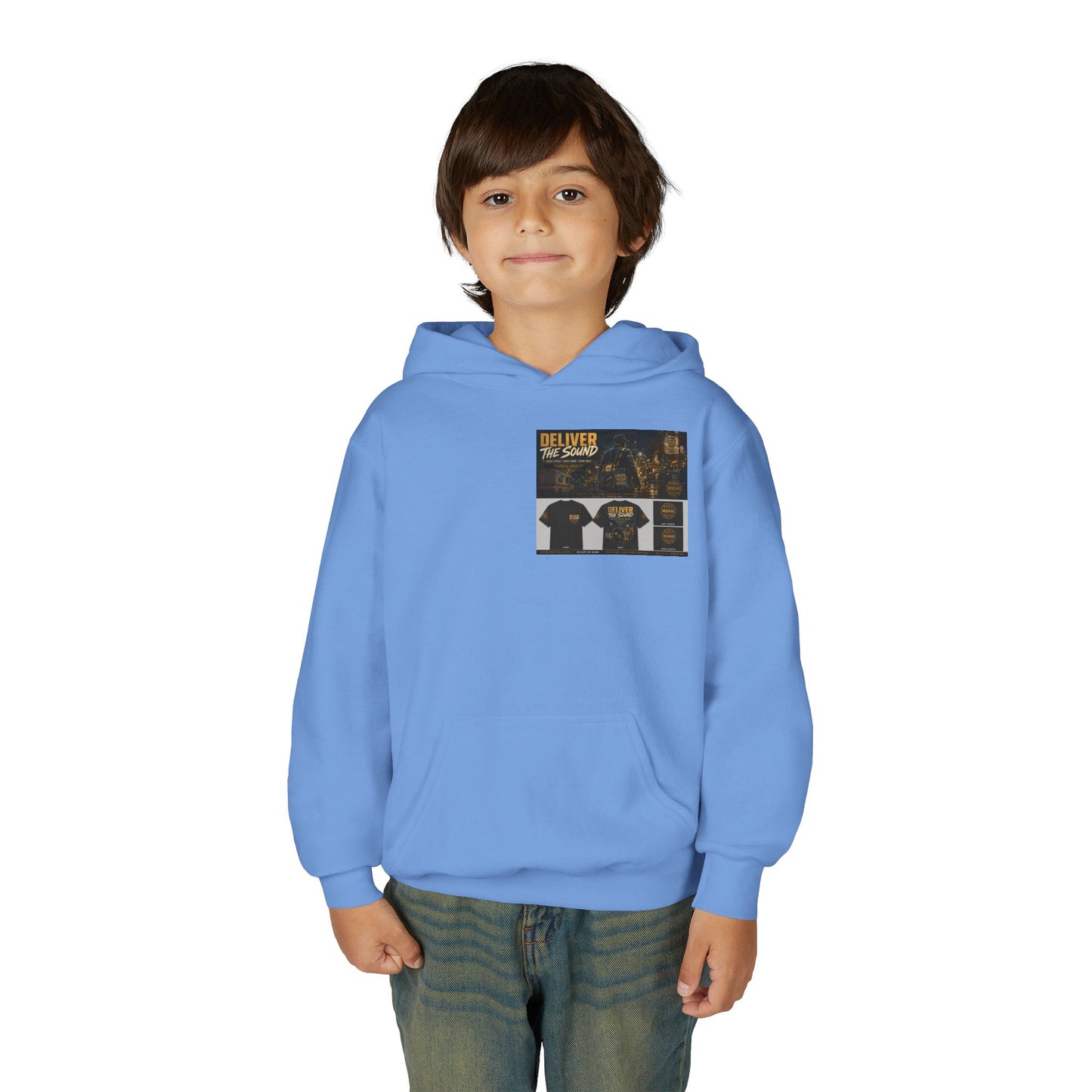Postal Music — Deliver the Sound — Youth Hoodie