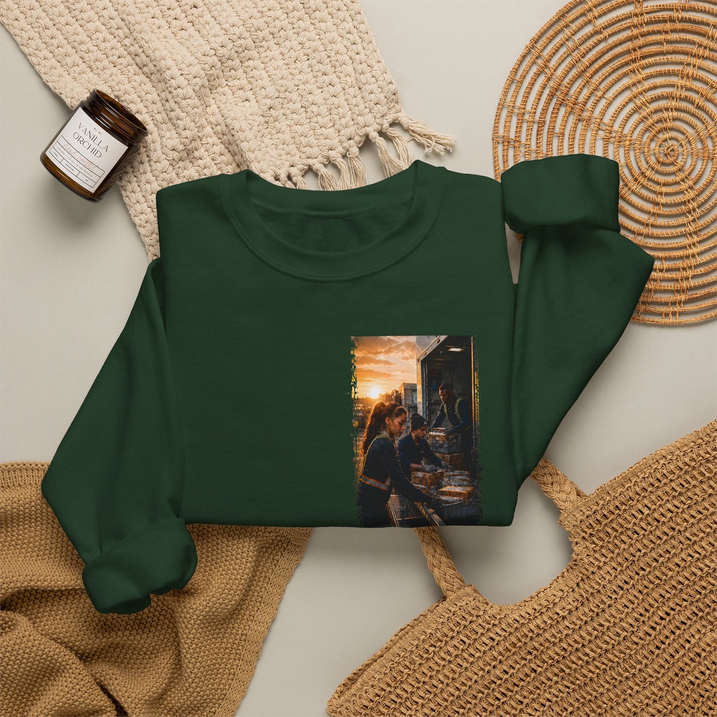 Postal Music — The Next Tour Core Crewneck Sweatshirt — Color Group 1 of 3