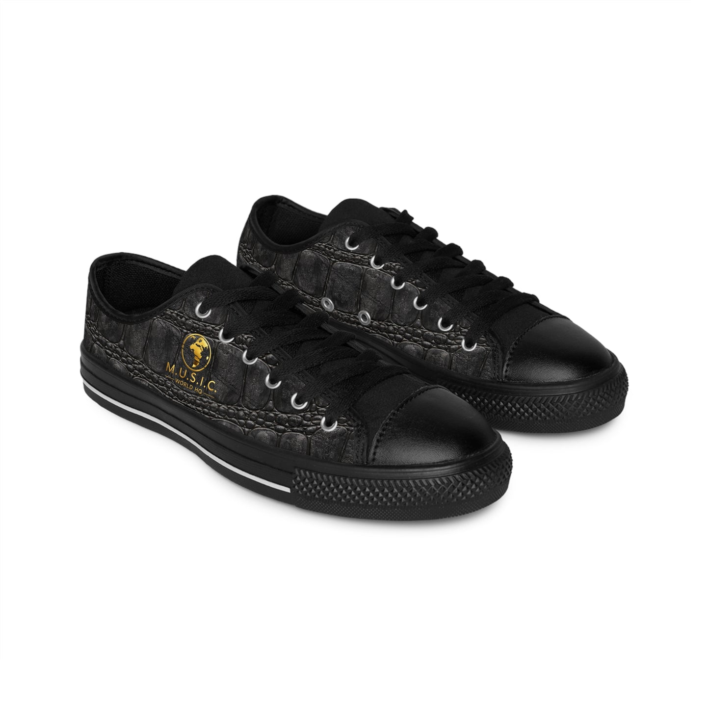Wild by Design™ — Alligator Print Low-Top Sneakers | M.U.S.I.C. World HQ