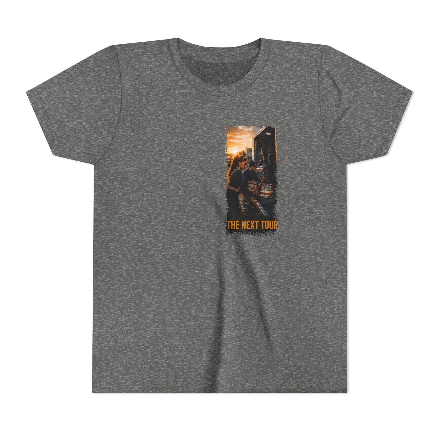 Postal Music — The Next Tour Youth T-Shirt — Color Group 1 of 2