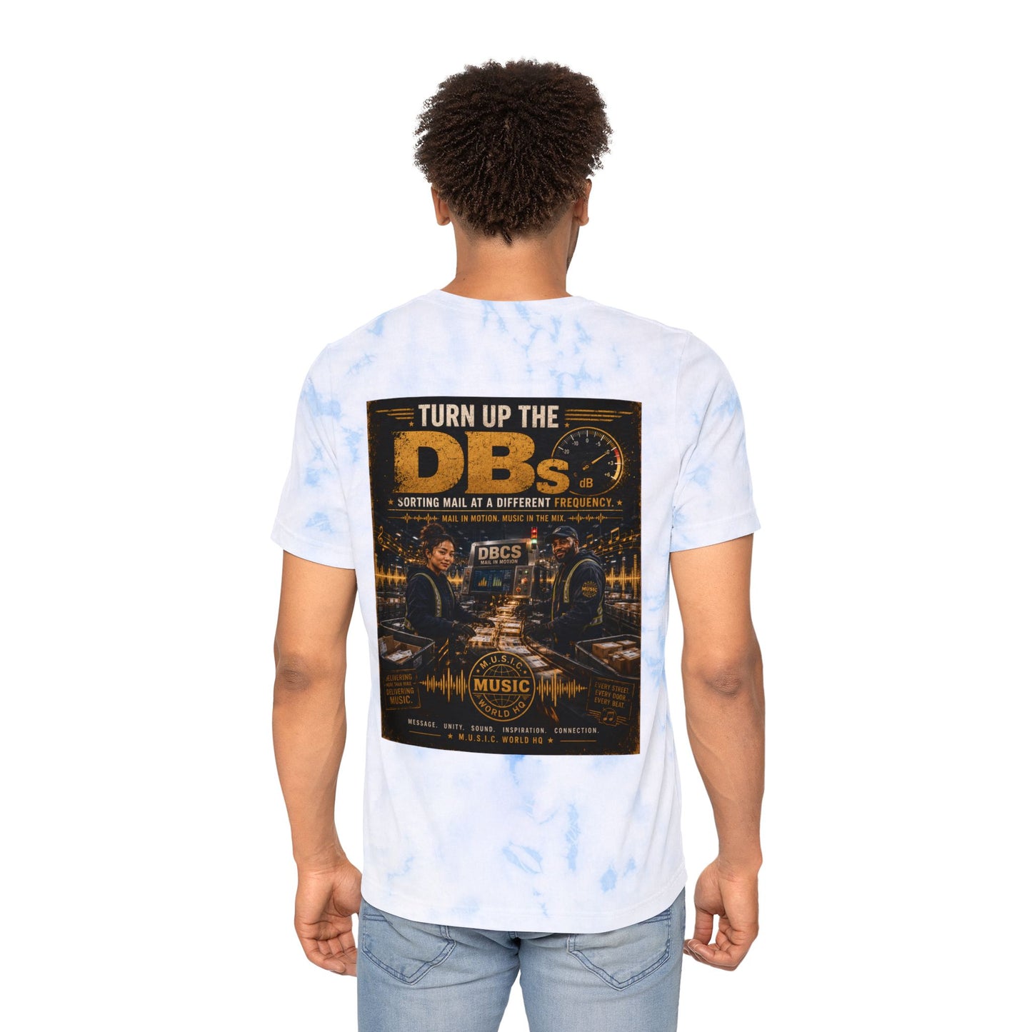 Turn Up the DBs — Men's Woven Overshirt