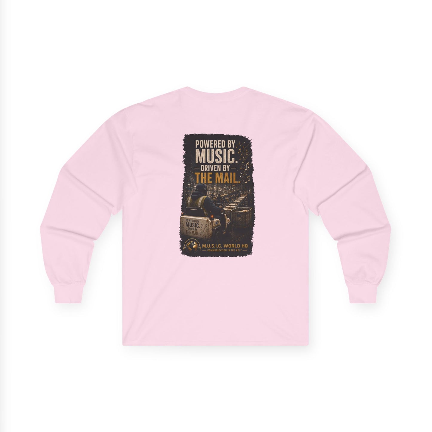 Postal Music - Powered by Music Long Sleeve Tee