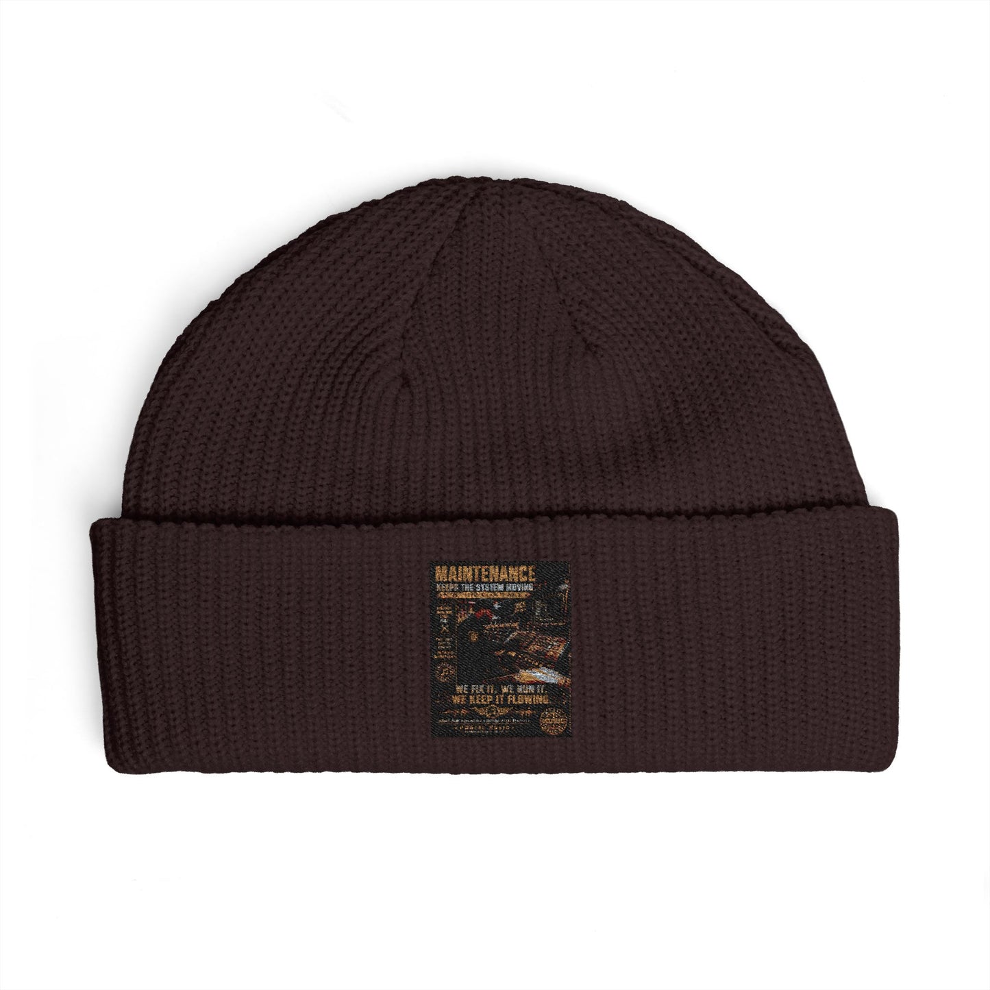 Postal Music — Maintenance Keeps the System Moving — Knit Beanie