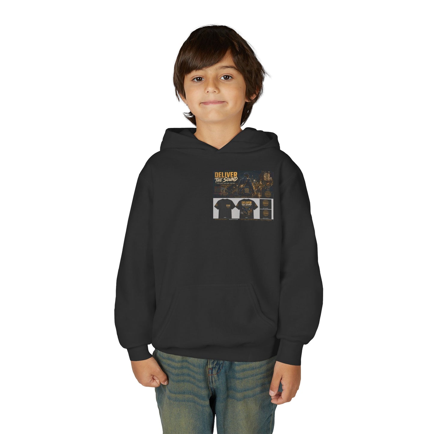Postal Music — Deliver the Sound — Youth Hoodie