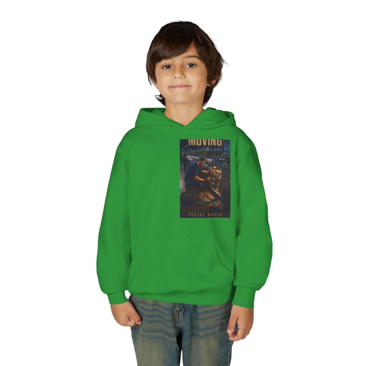 Postal Music — Keep the Message Moving — Youth Hoodie