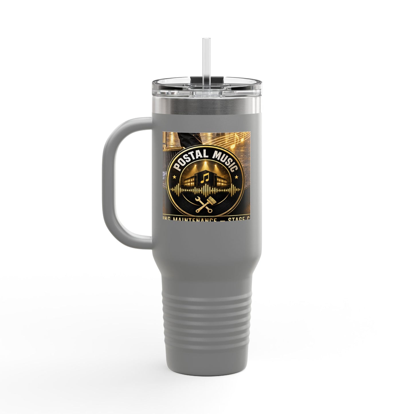 Postal Music - We Set the Stage - Insulated Travel Mug 40oz