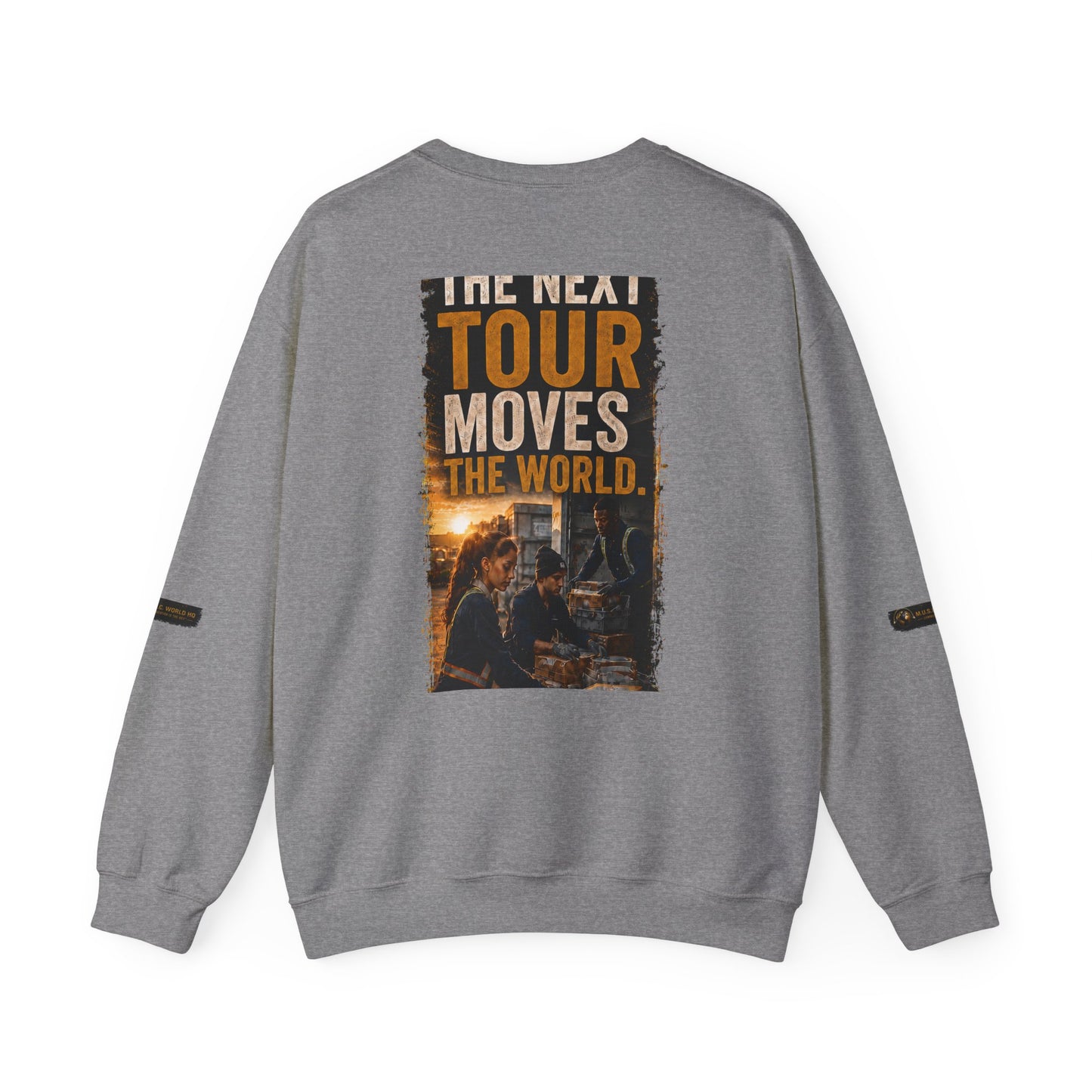 Postal Music — The Next Tour Core Crewneck Sweatshirt — Color Group 1 of 3
