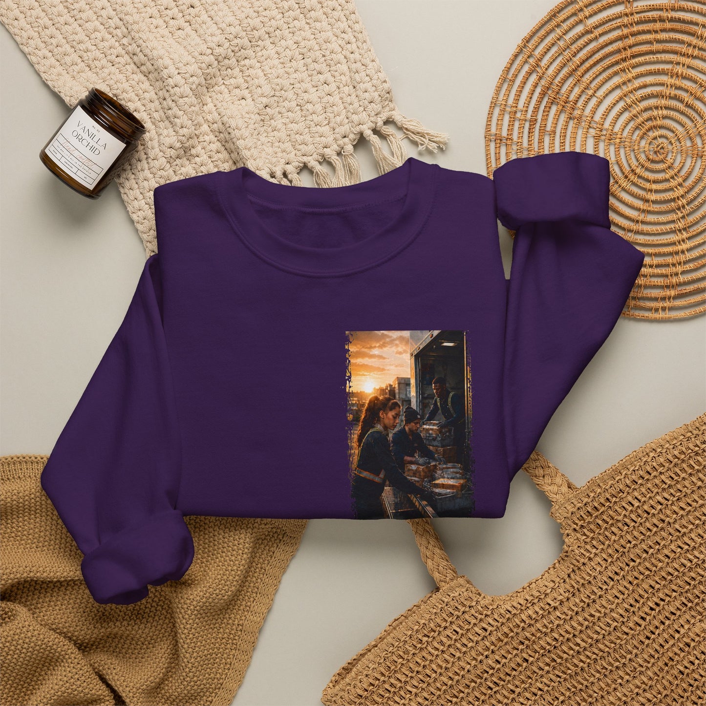 Postal Music — The Next Tour Core Crewneck Sweatshirt — Color Group 2 of 3