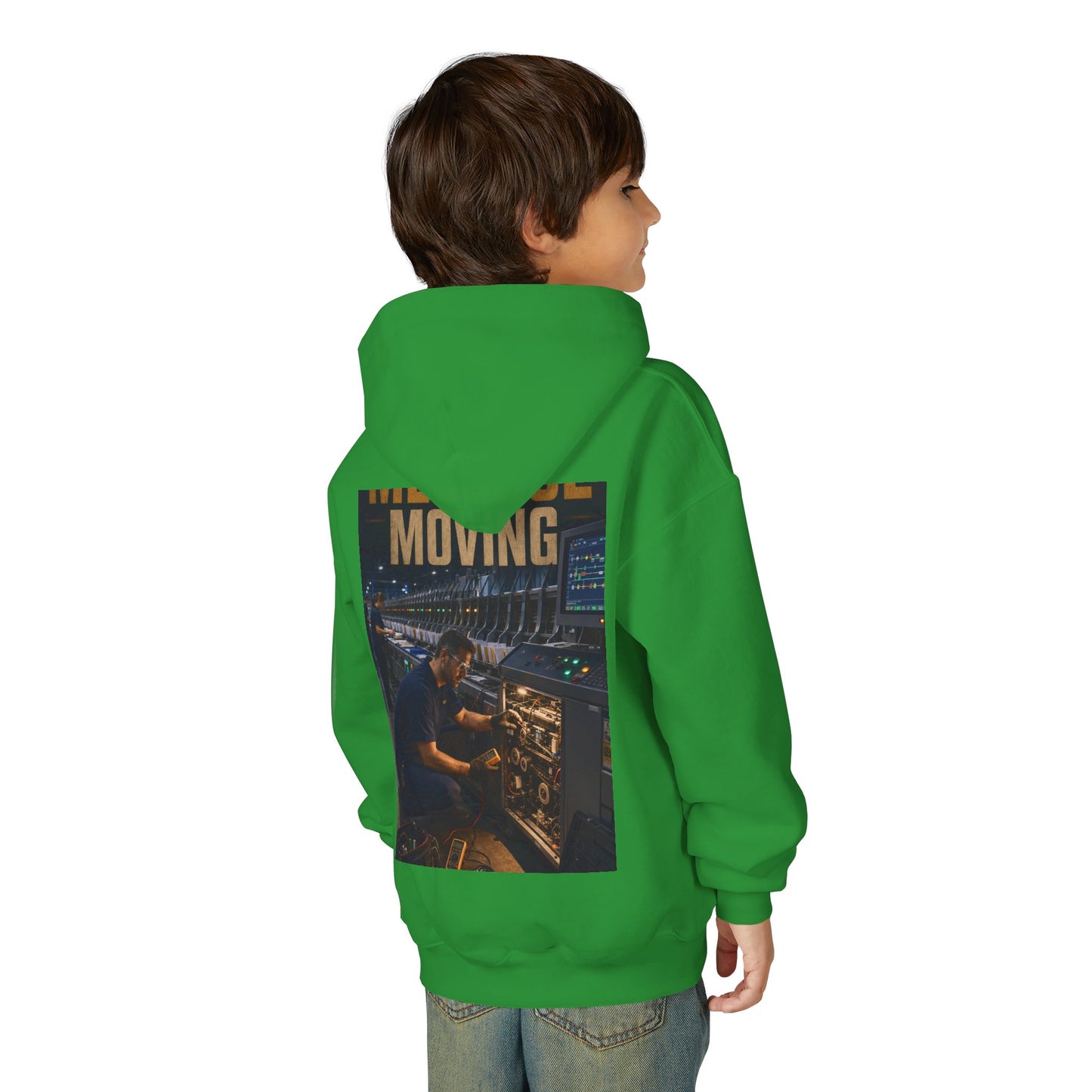 Postal Music — Keep the Message Moving — Youth Hoodie