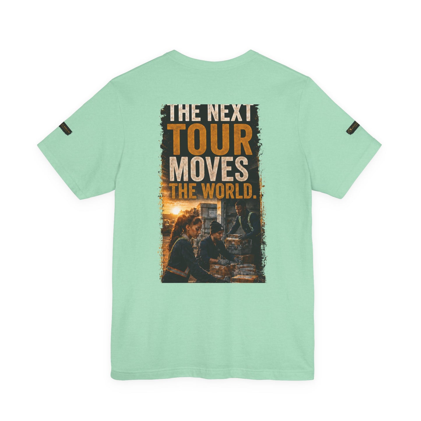 Postal Music — The Next Tour Premium Unisex T-Shirt — Color Group 5 of 11