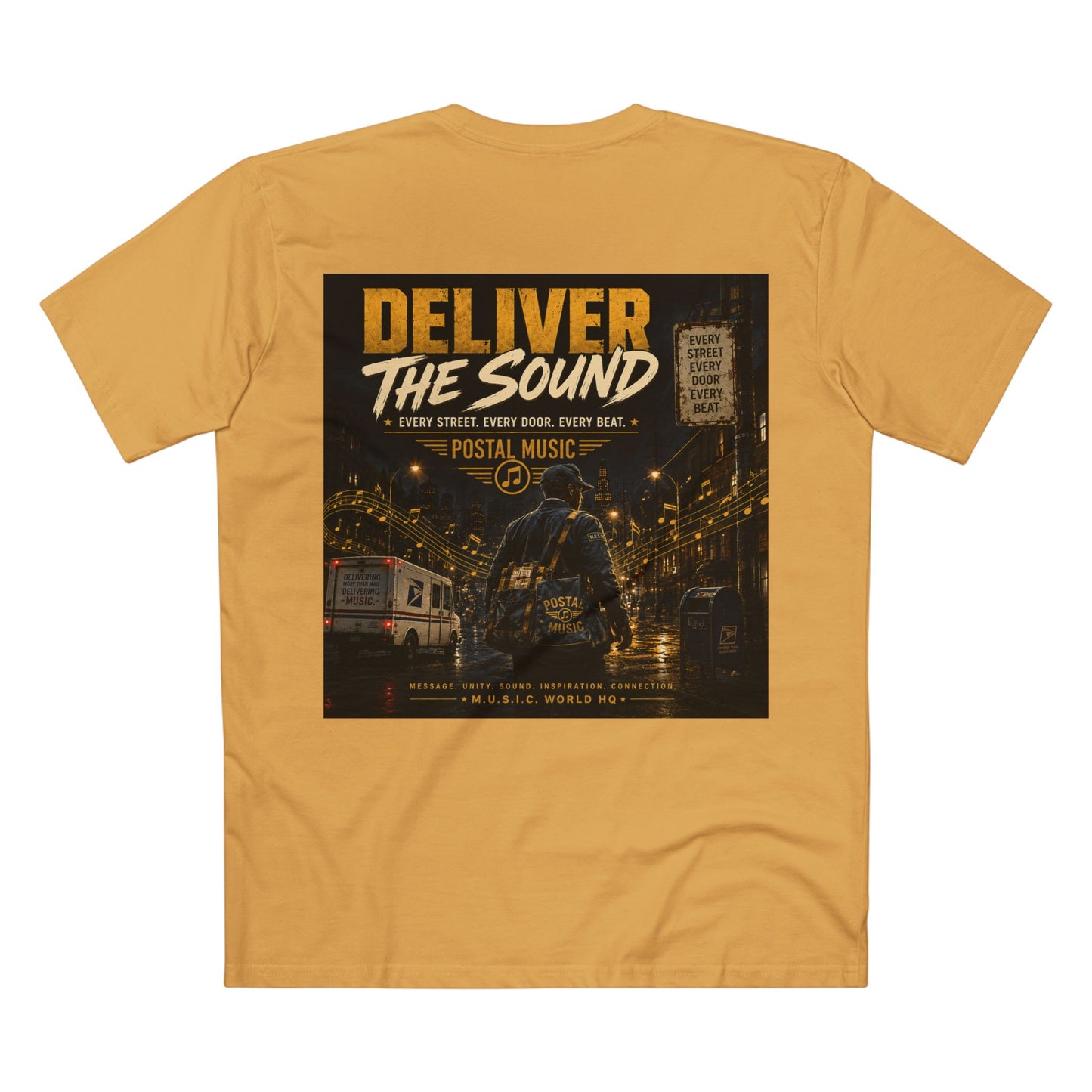 Postal Music — Deliver the Sound — Streetwear T-Shirt