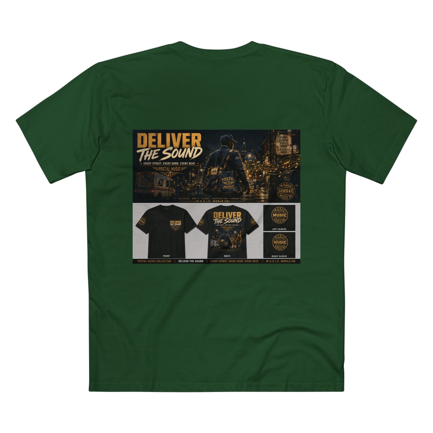 Postal Music — Deliver the Sound — Streetwear T-Shirt
