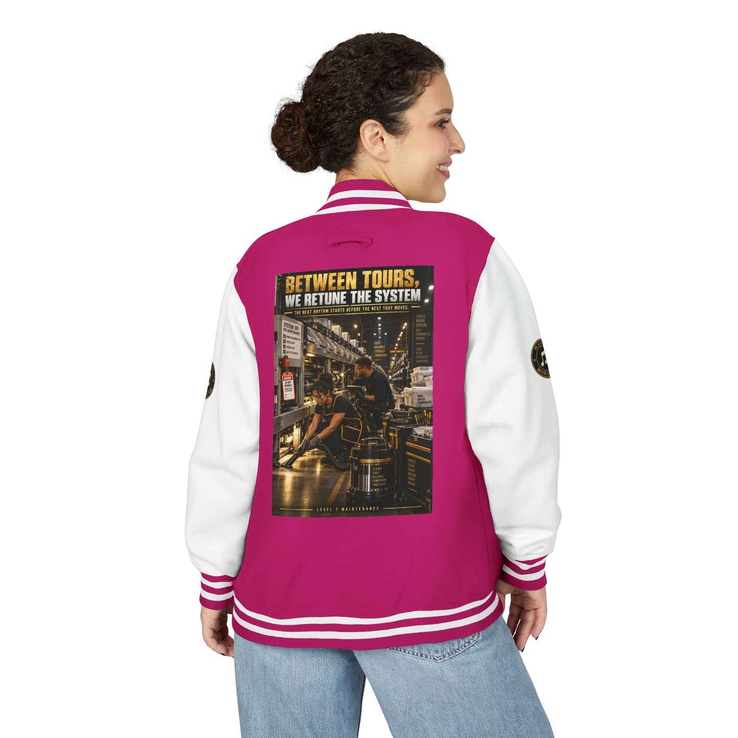 Postal Music - Between Tours, We Retune the System - Heavyweight Letterman Jacket