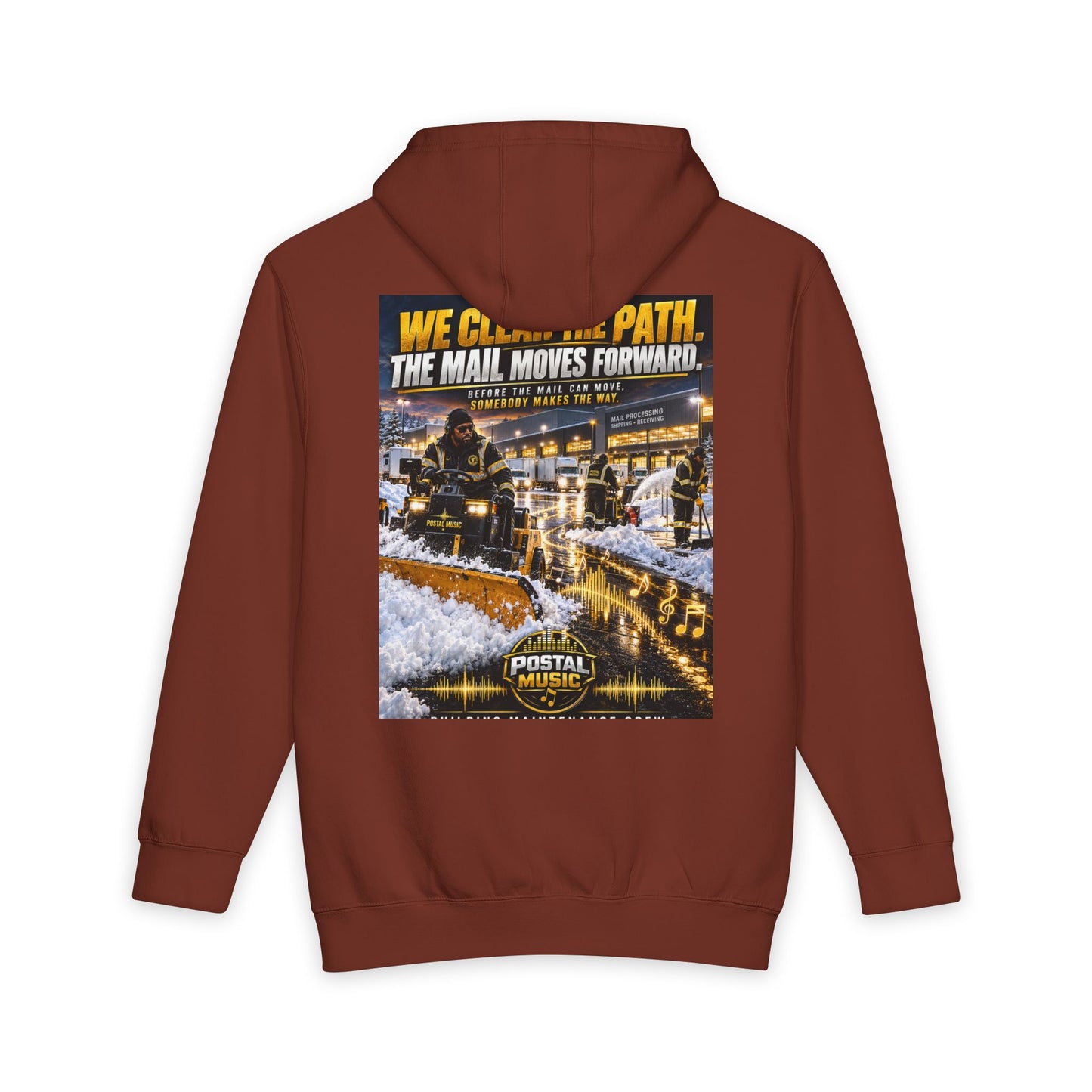 Postal Music - We Clear the Path - Men's Heavyweight Hoodie
