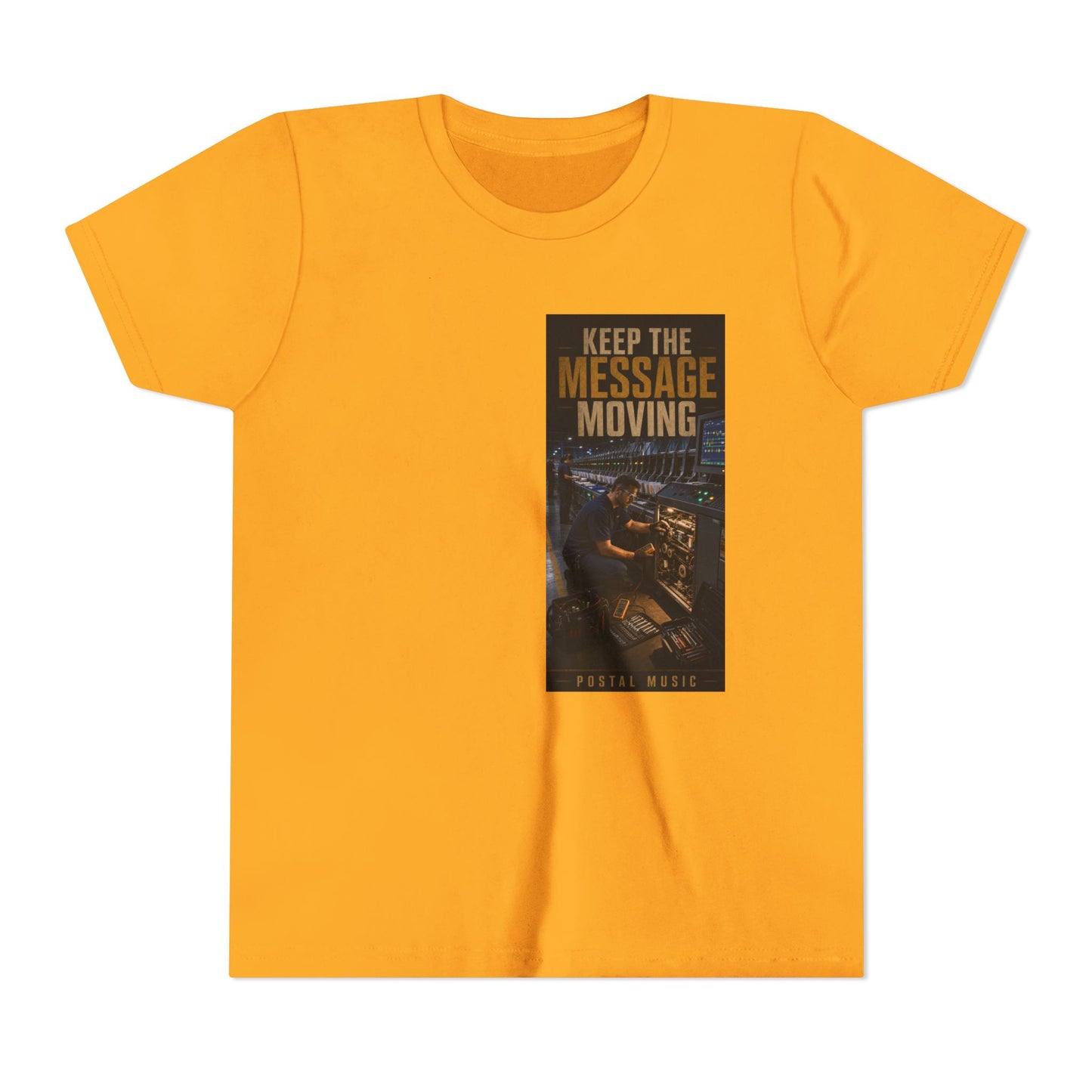 Postal Music — Keep the Message Moving — Youth T-Shirt