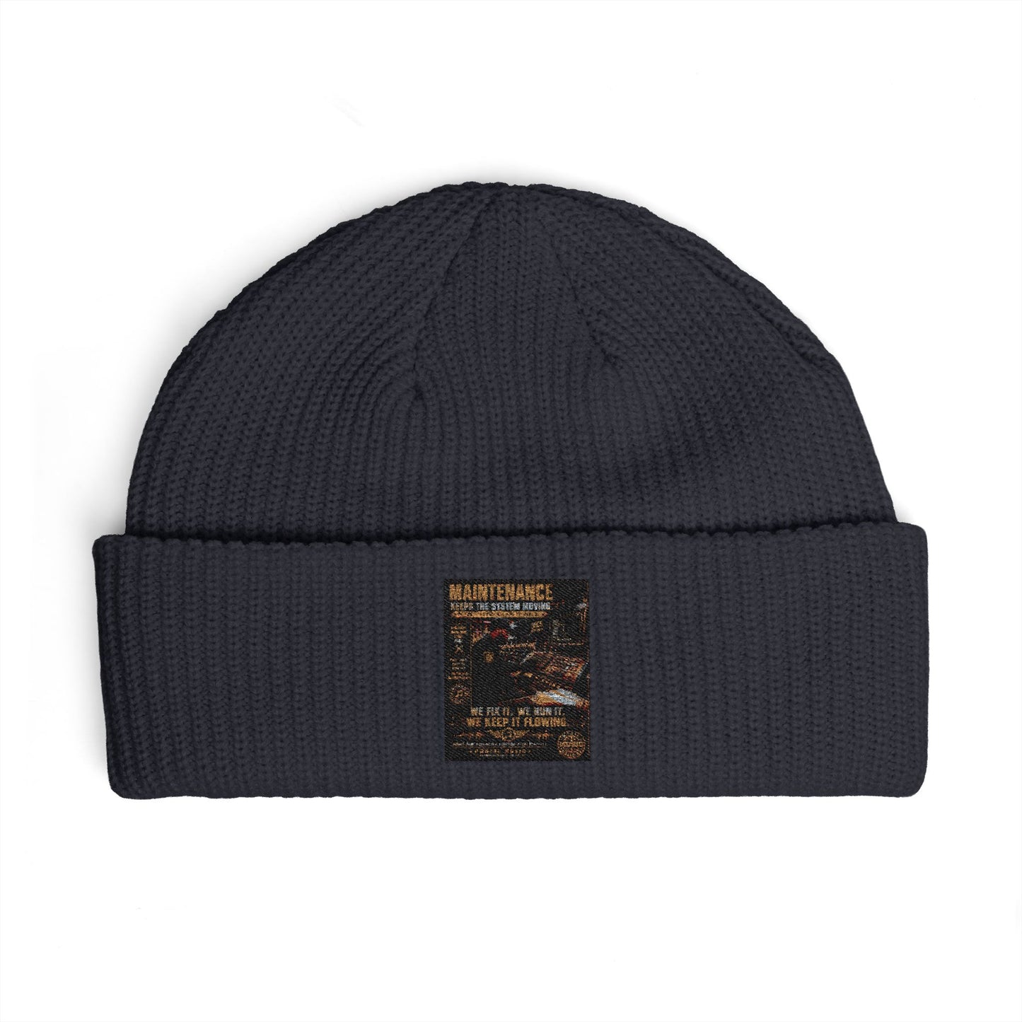 Postal Music — Maintenance Keeps the System Moving — Knit Beanie