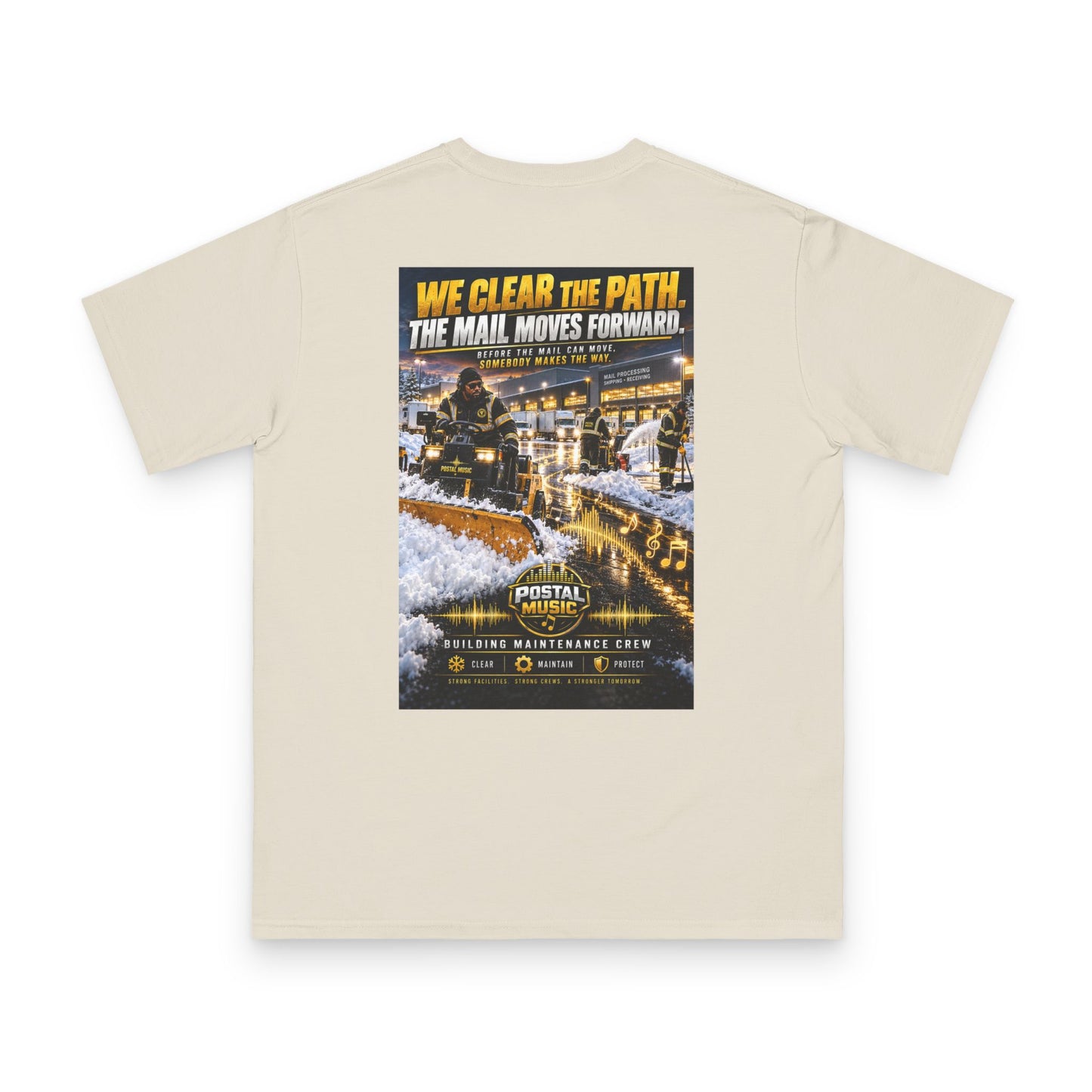 Postal Music - We Clear the Path - Men's Organic T-Shirt