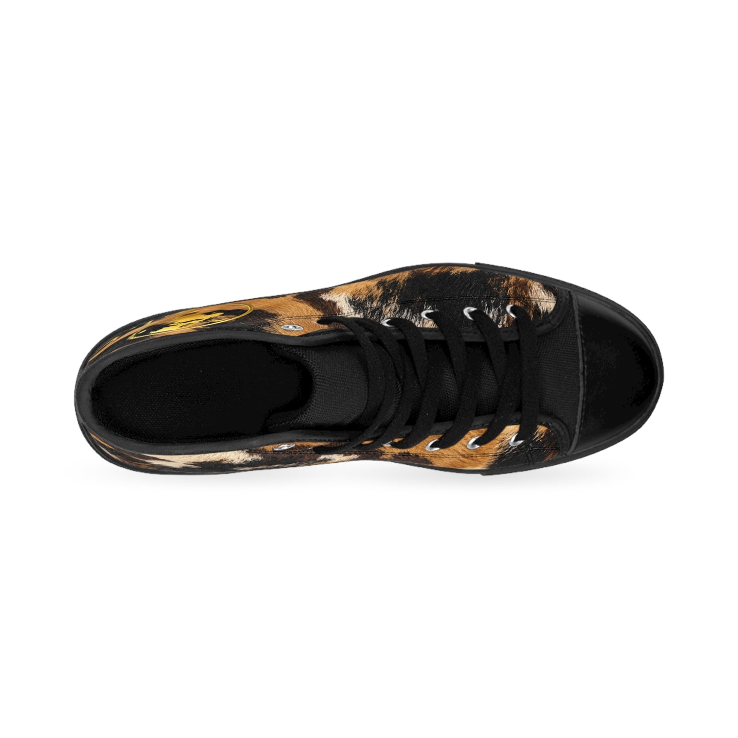 Wild by Design™ — African Wild Dog Print High-Top Sneakers | Safari Heritage