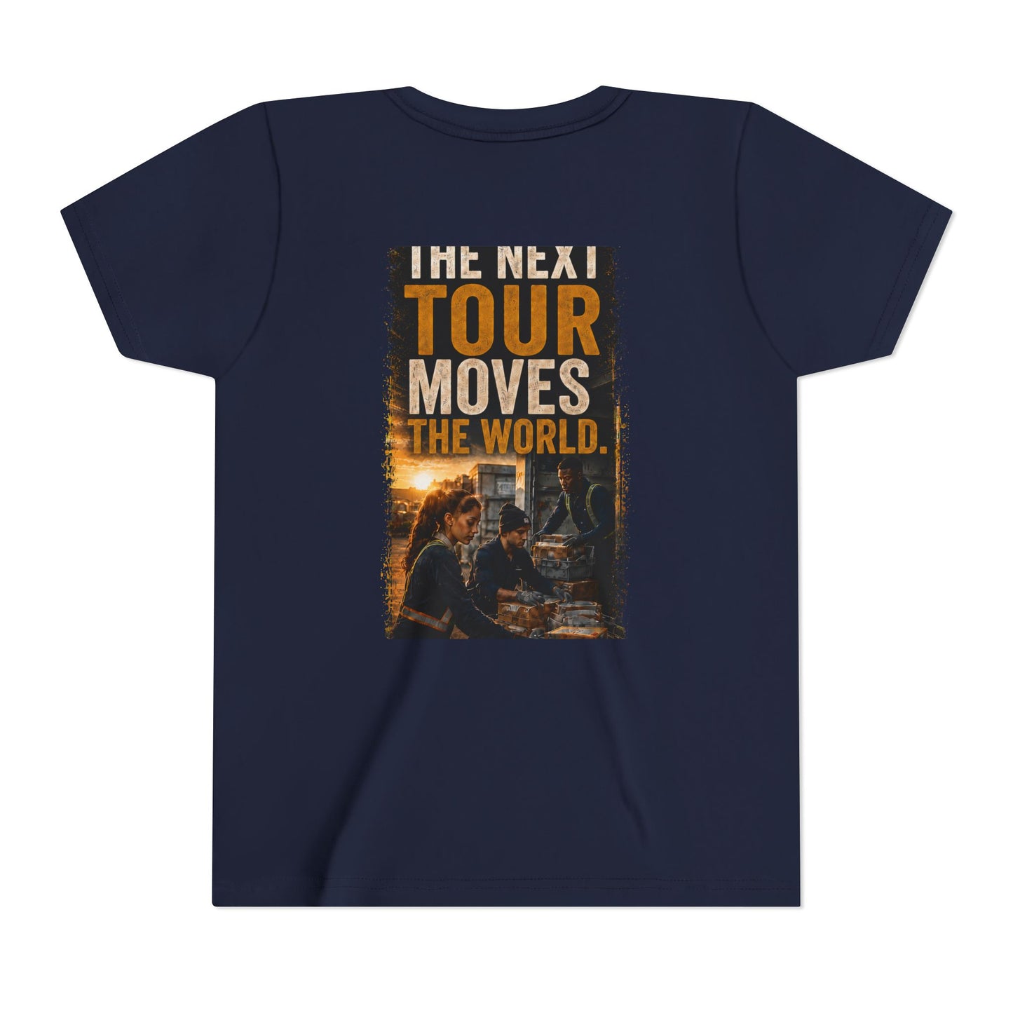 Postal Music — The Next Tour Youth T-Shirt — Color Group 1 of 2