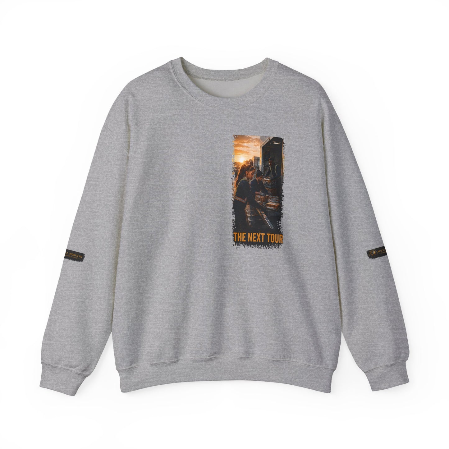 Postal Music — The Next Tour Core Crewneck Sweatshirt — Color Group 3 of 3