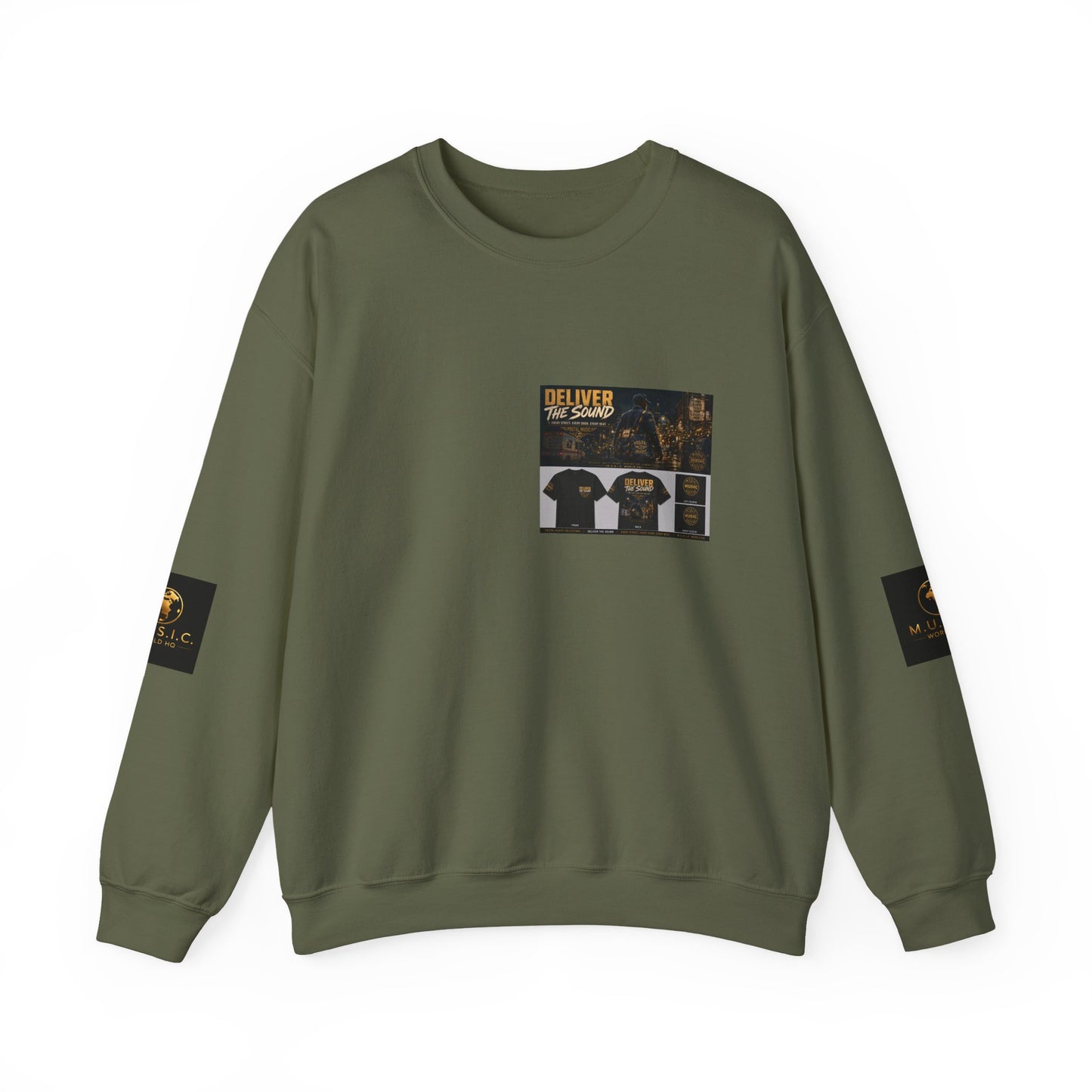 Postal Music — Deliver the Sound — Core Crewneck Sweatshirt