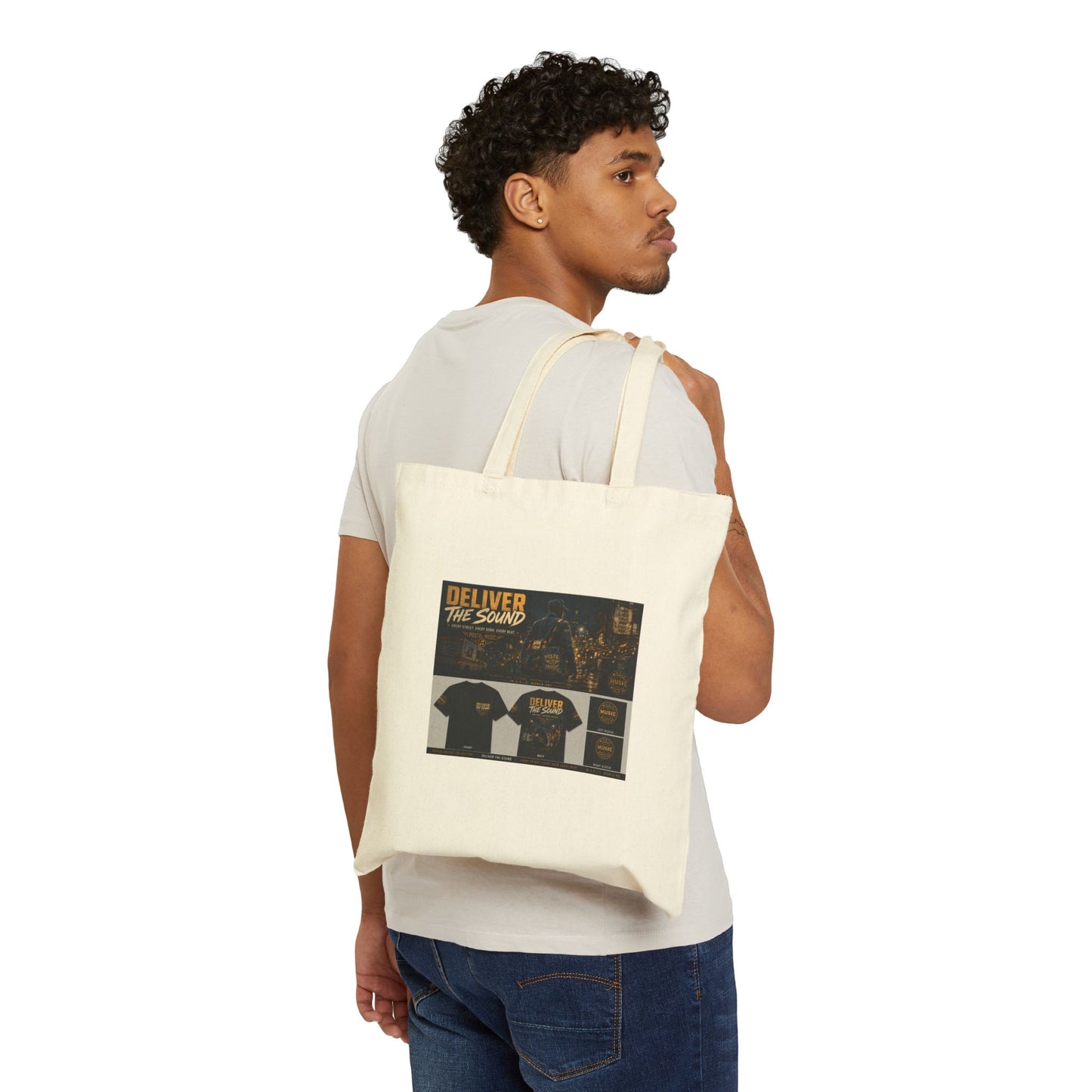 Postal Music — Deliver the Sound — Canvas Tote