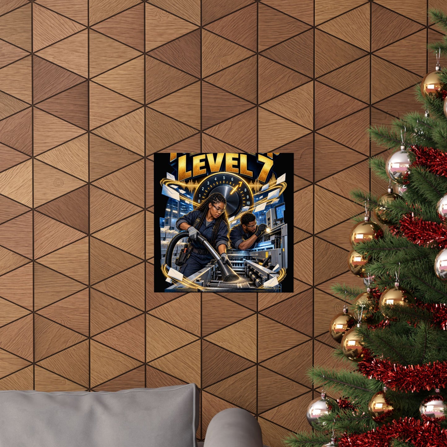Postal Music - Turn It Up to Level 7 - Premium Matte Poster