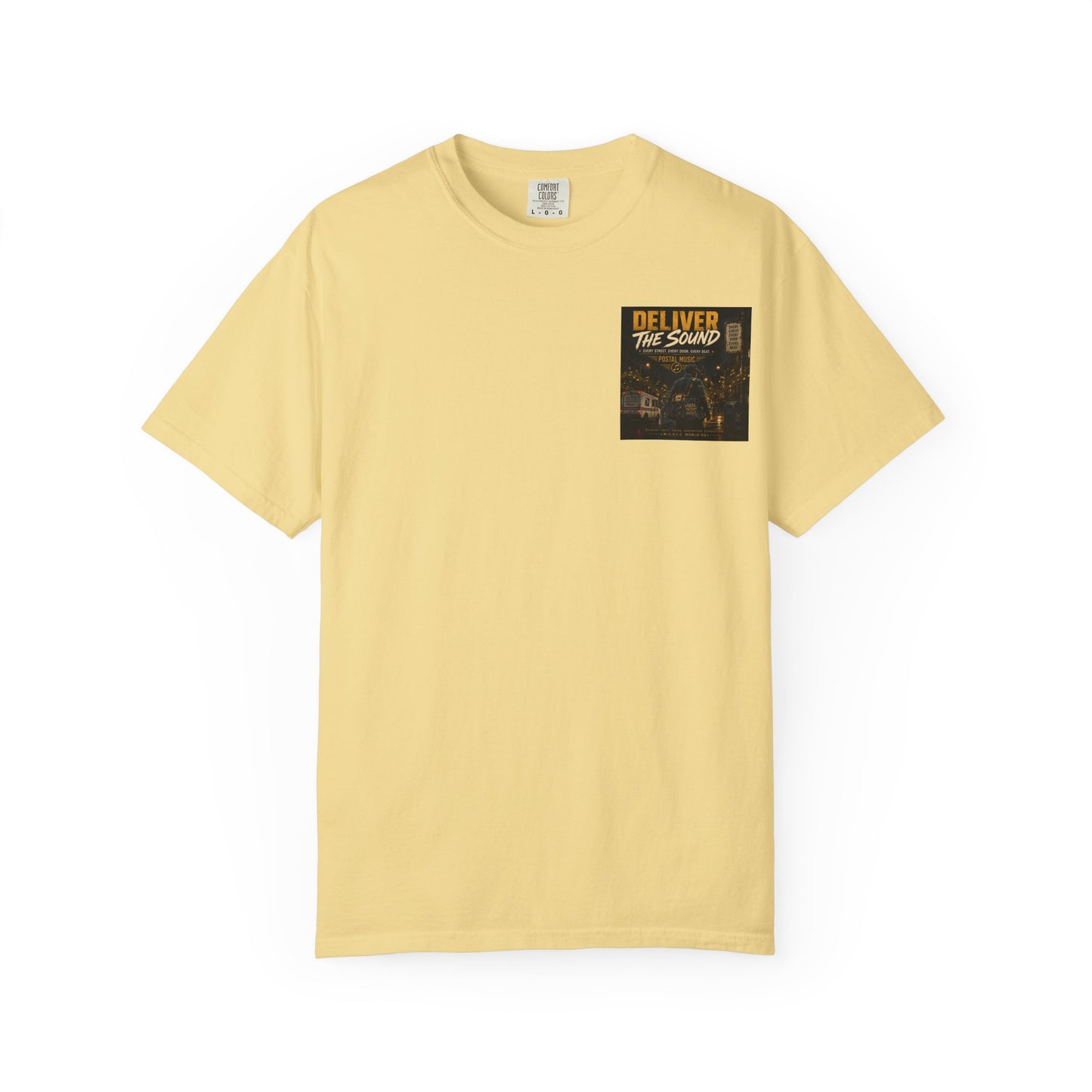 Postal Music — Deliver the Sound — Garment-Dyed T-Shirt