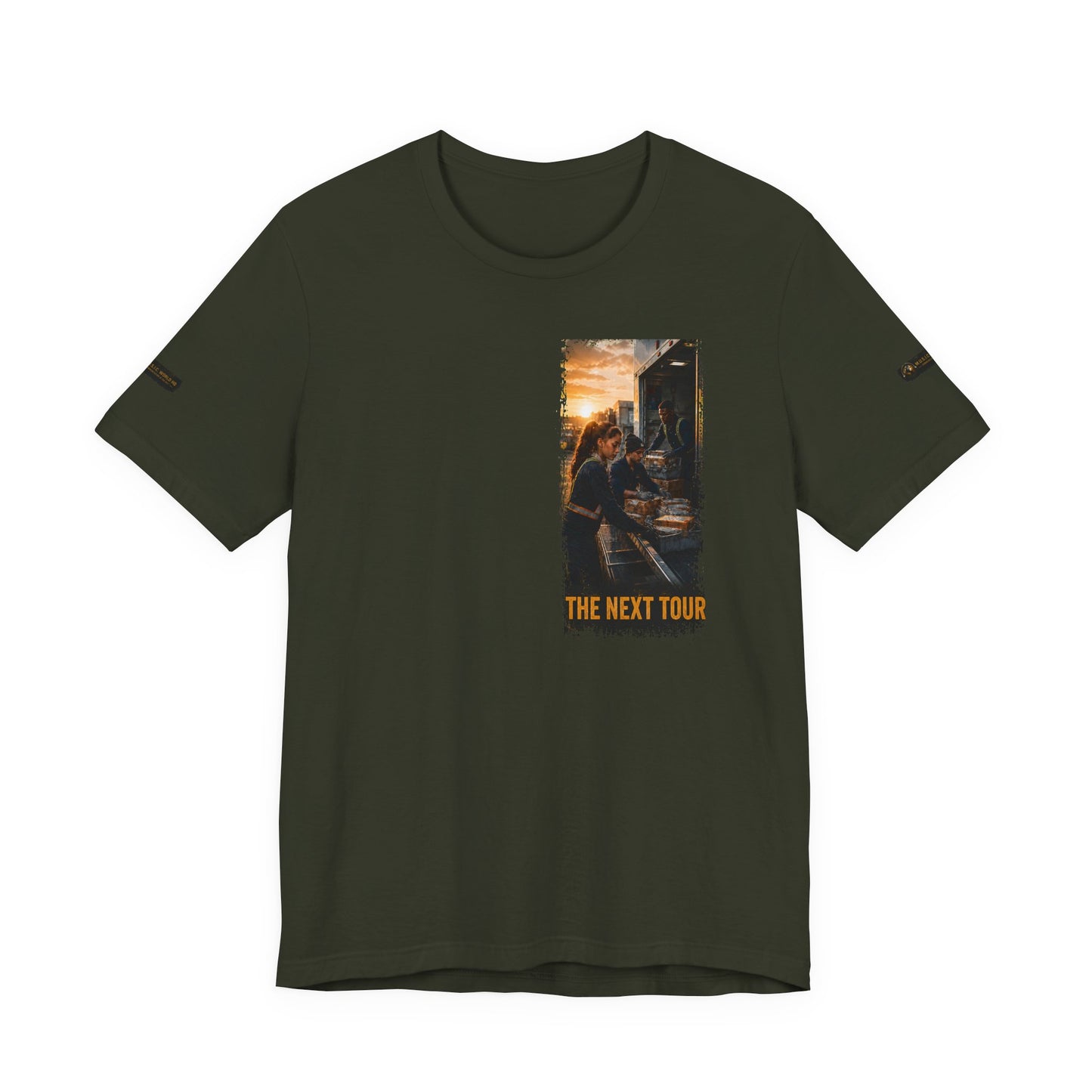 Postal Music — The Next Tour Premium Unisex T-Shirt — Color Group 2 of 11