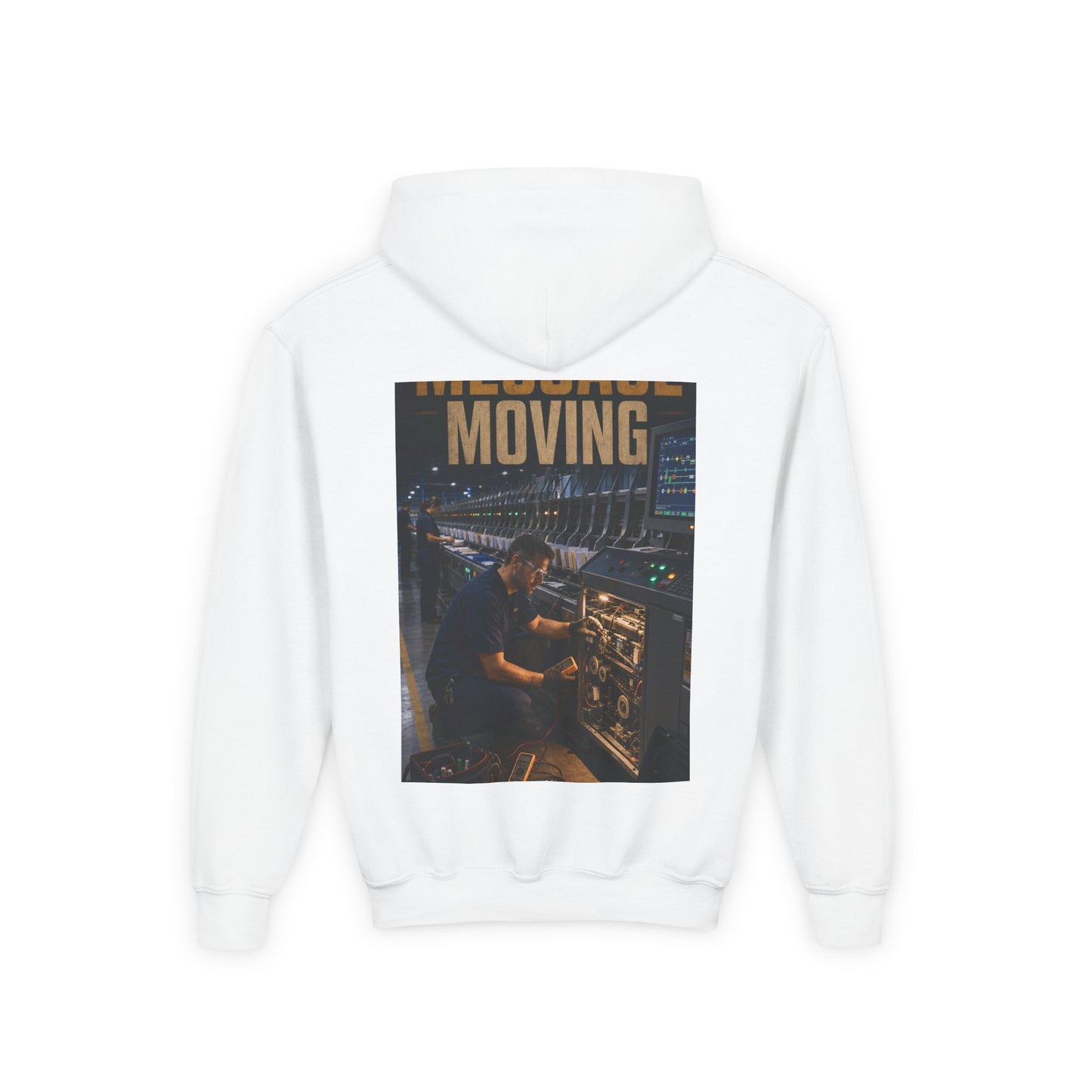 Postal Music — Keep the Message Moving — Youth Hoodie