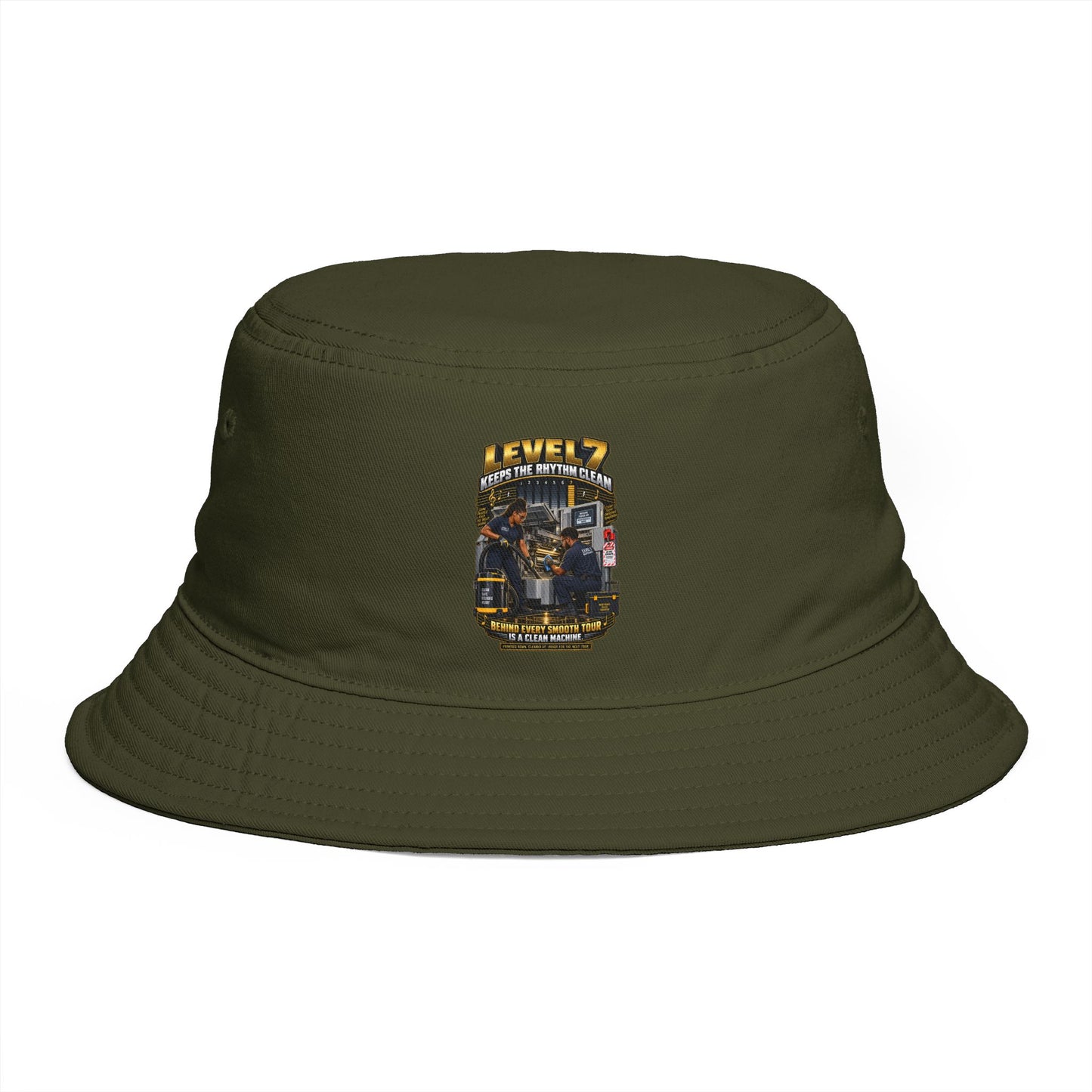 Postal Music - Level 7 Keeps the Rhythm Clean - Bucket Hat