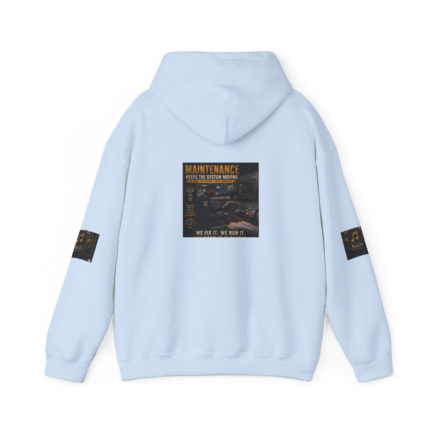 Postal Music — Maintenance Keeps the System Moving — Core Pullover Hoodie