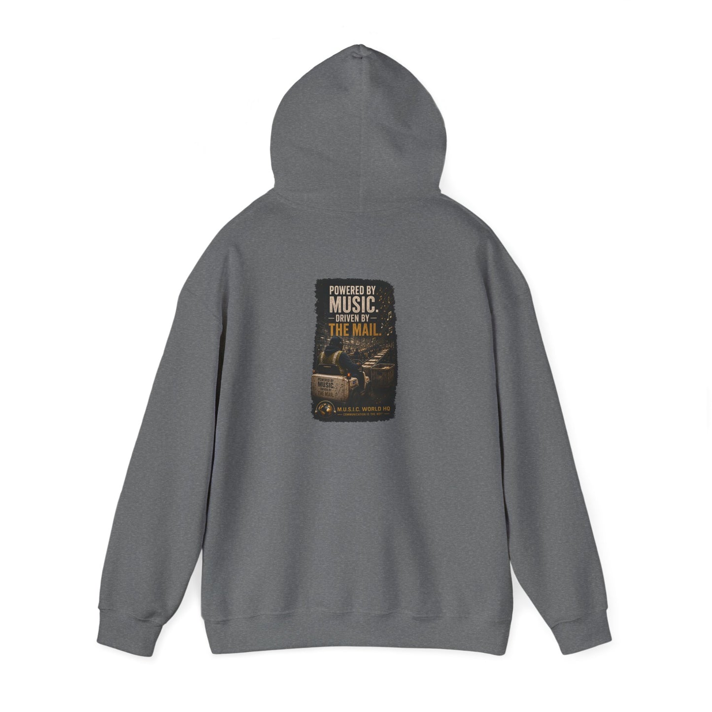 Postal Music - Powered by Music Hoodie - Colorways B