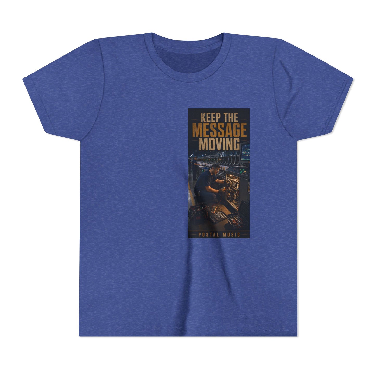 Postal Music — Keep the Message Moving — Youth T-Shirt