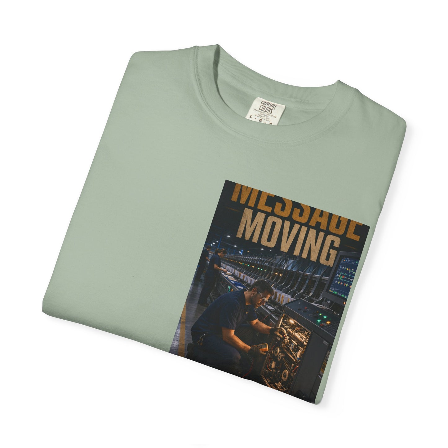 Postal Music — Keep the Message Moving — Garment-Dyed T-Shirt