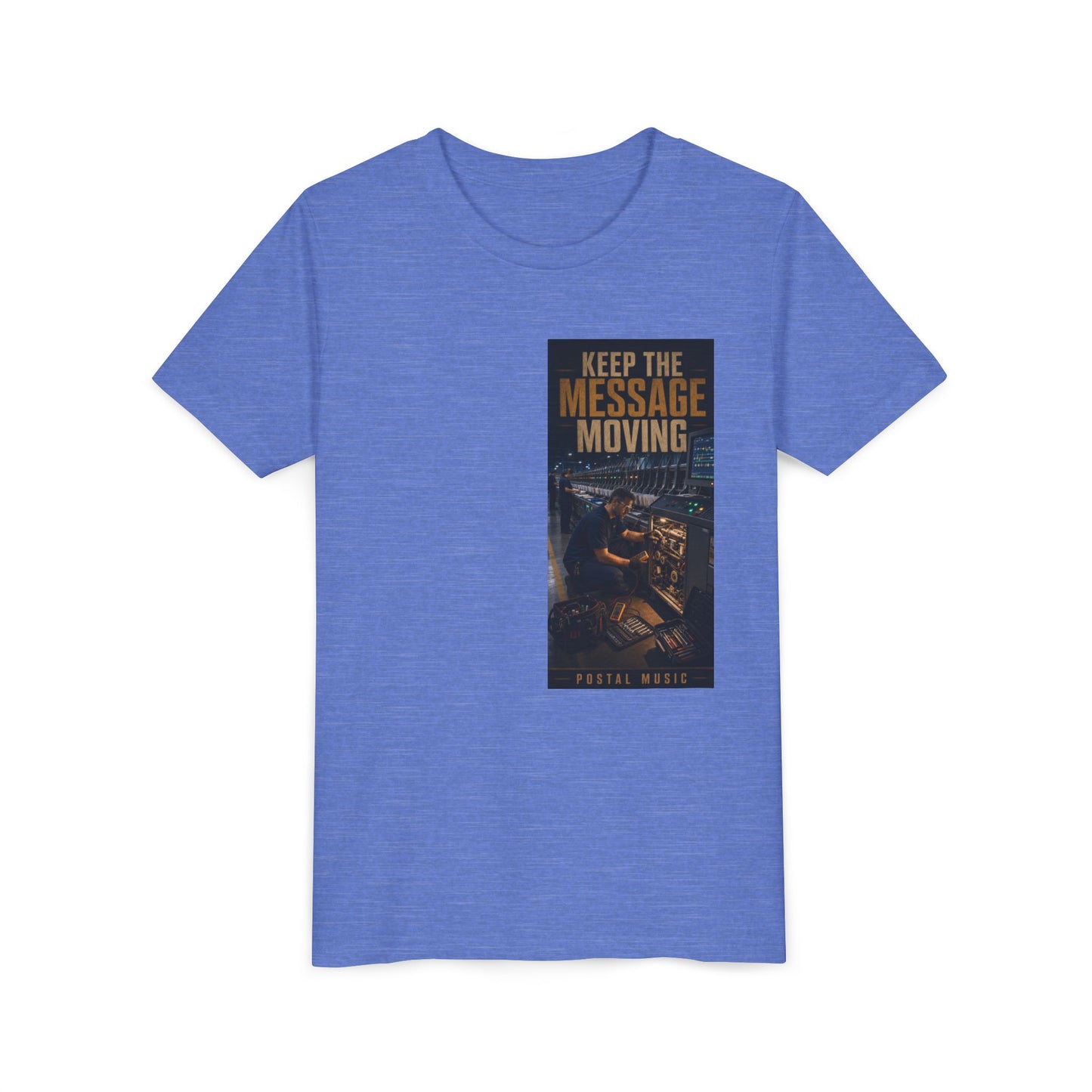 Postal Music — Keep the Message Moving — Youth T-Shirt