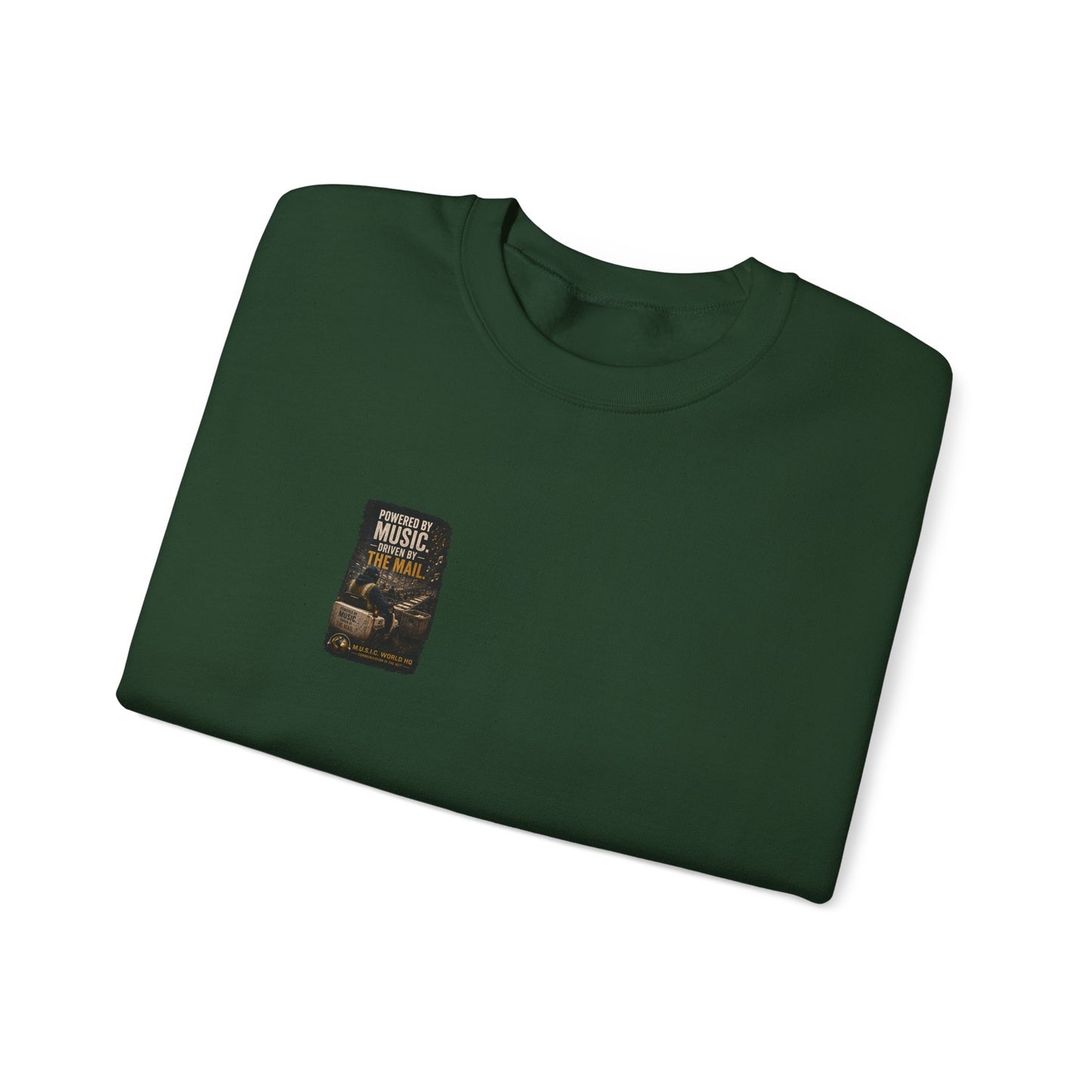 Postal Music - Powered by Music Crewneck Sweatshirt - Colorways A