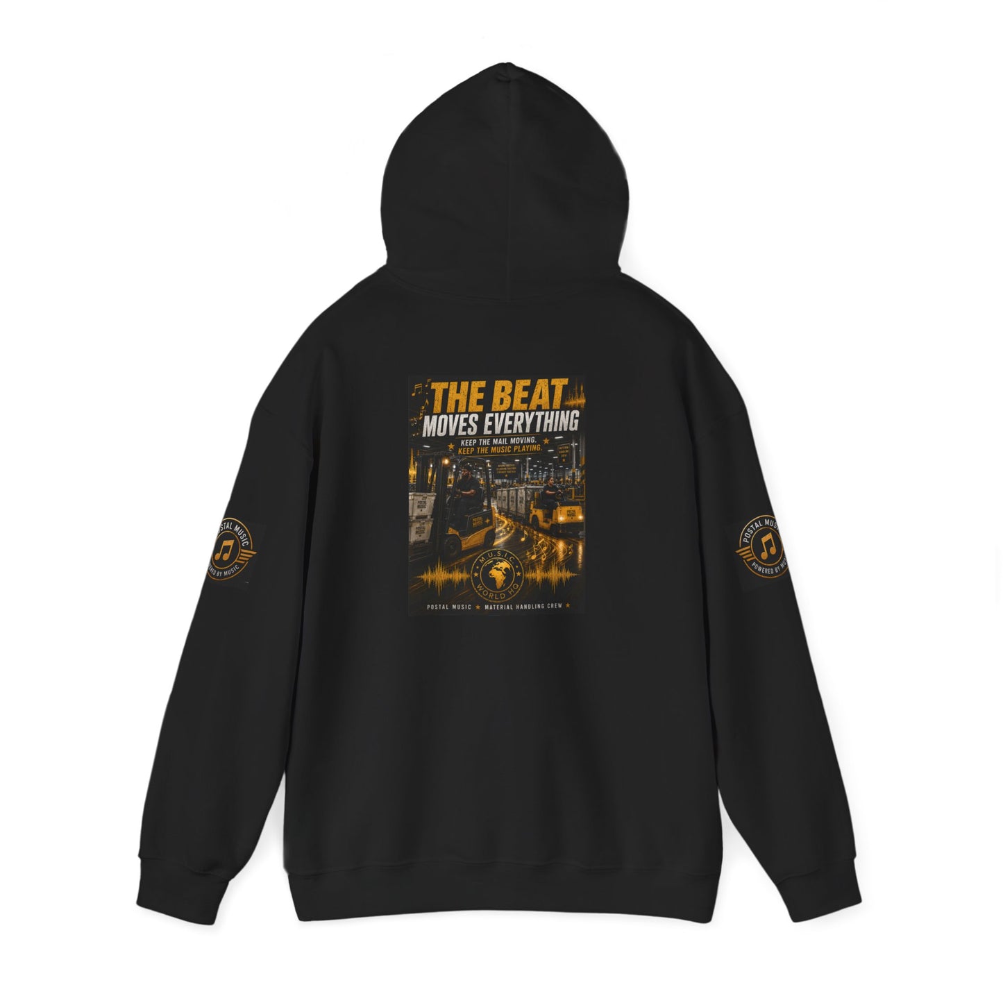 The Beat Moves Everything — Men's Hoodie | Postal Music