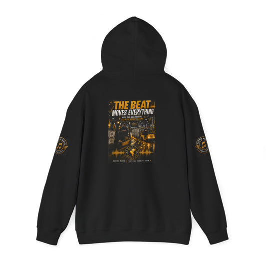 The Beat Moves Everything — Men's Hoodie | Postal Music