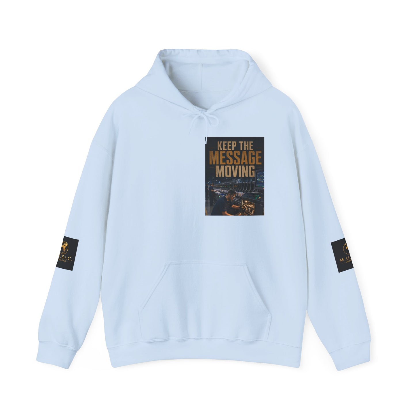 Postal Music — Keep the Message Moving — Core Pullover Hoodie