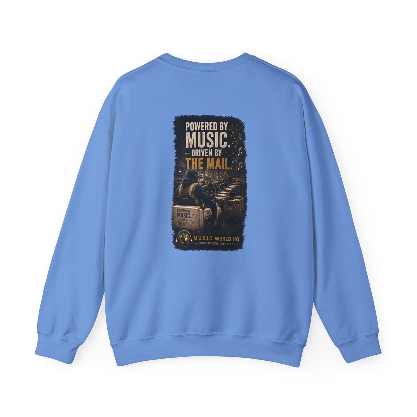 Postal Music - Powered by Music Crewneck Sweatshirt - Colorways A