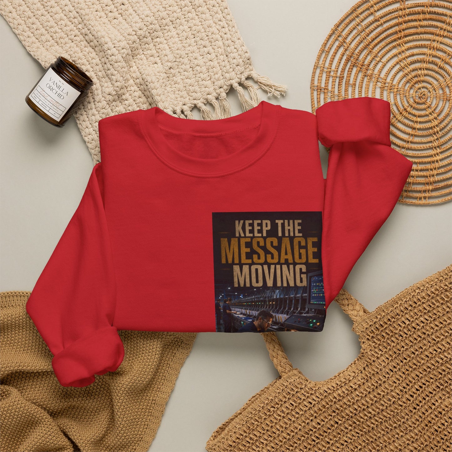 Postal Music — Keep the Message Moving — Core Crewneck Sweatshirt