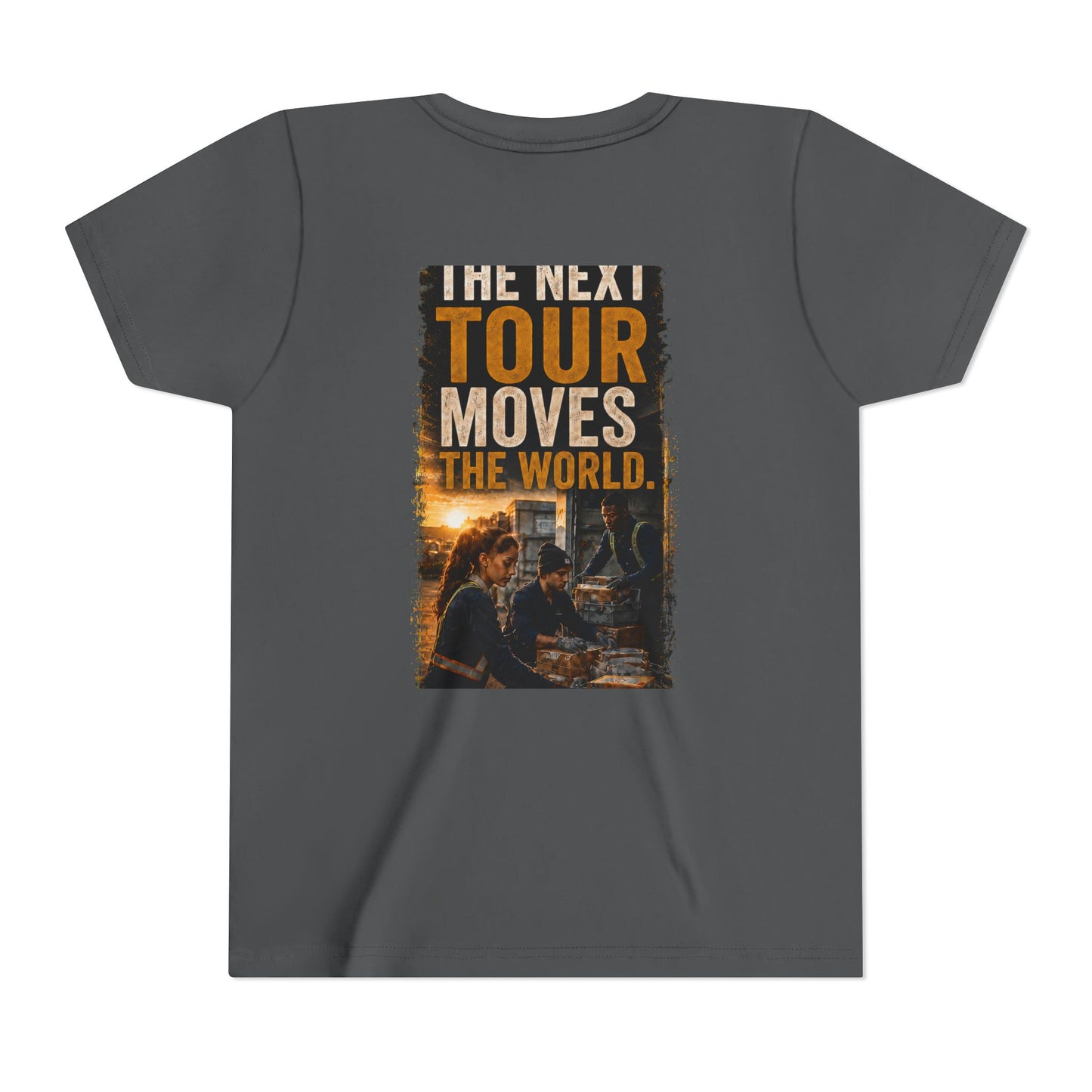 Postal Music — The Next Tour Youth T-Shirt — Color Group 1 of 2