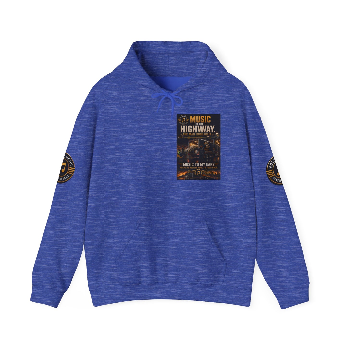 Postal Music — Music Is the Highway — Core Pullover Hoodie