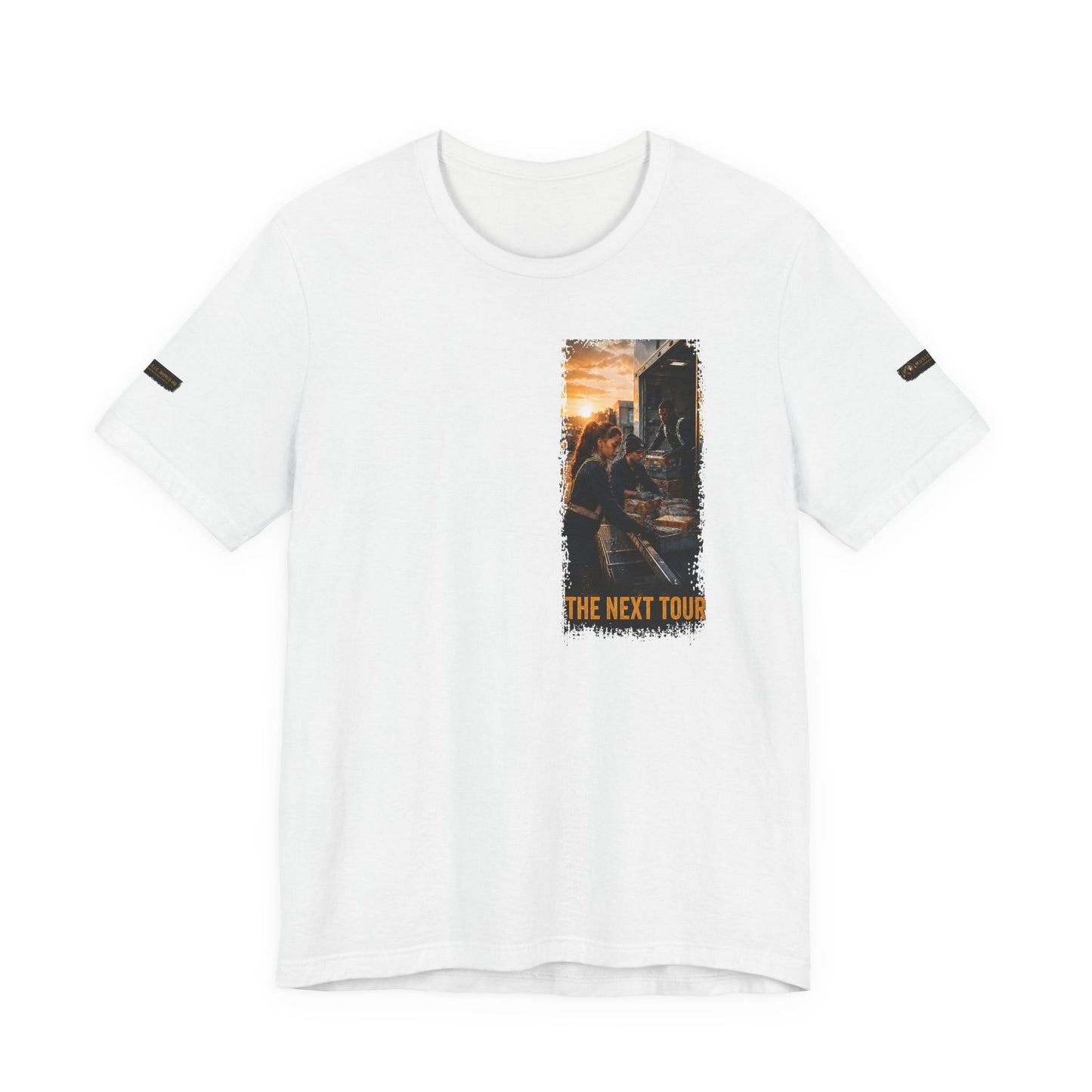 Postal Music — The Next Tour Premium Unisex T-Shirt — Color Group 10 of 11