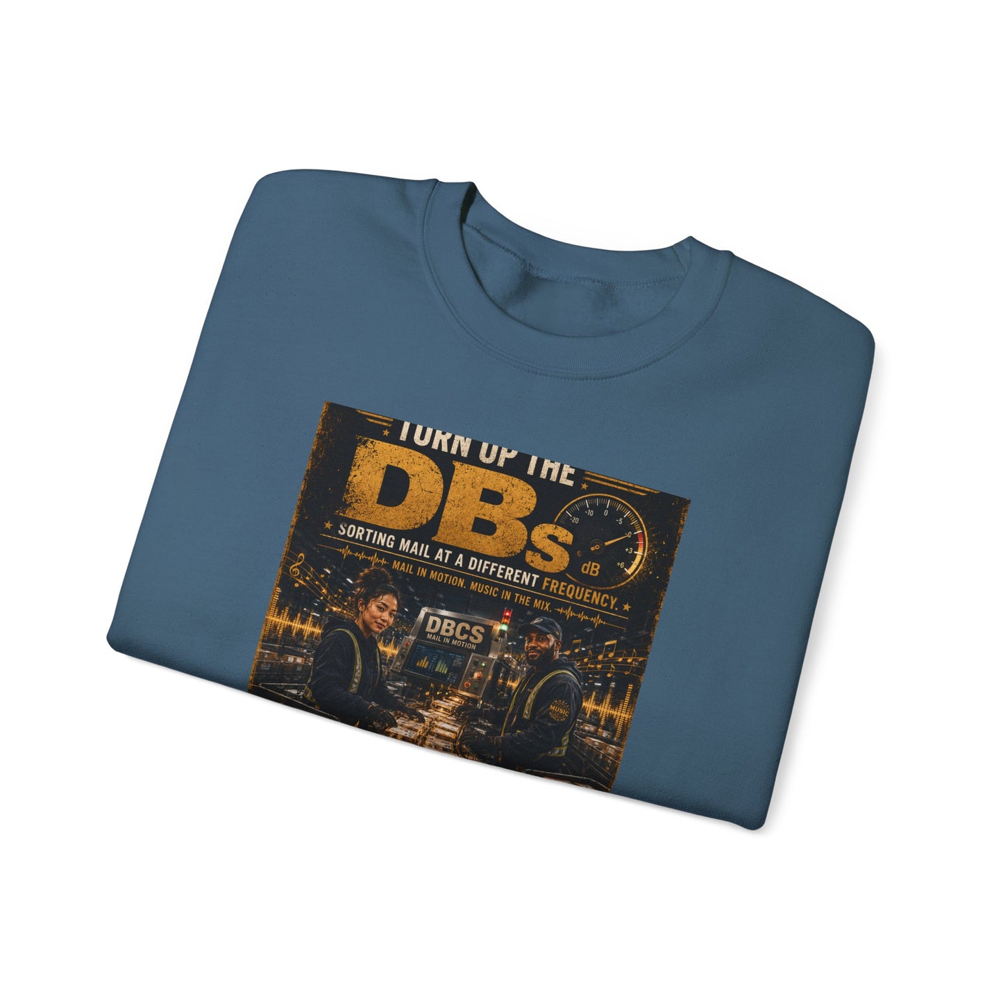 Turn Up the DBs — Men's Crewneck Sweatshirt (Jogger Set Top)