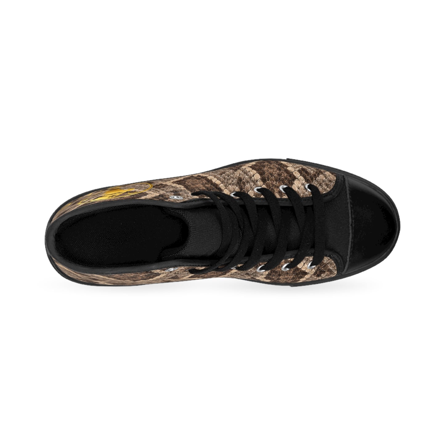 Wild by Design™ — Rattlesnake Print High-Top Sneakers | M.U.S.I.C. World HQ