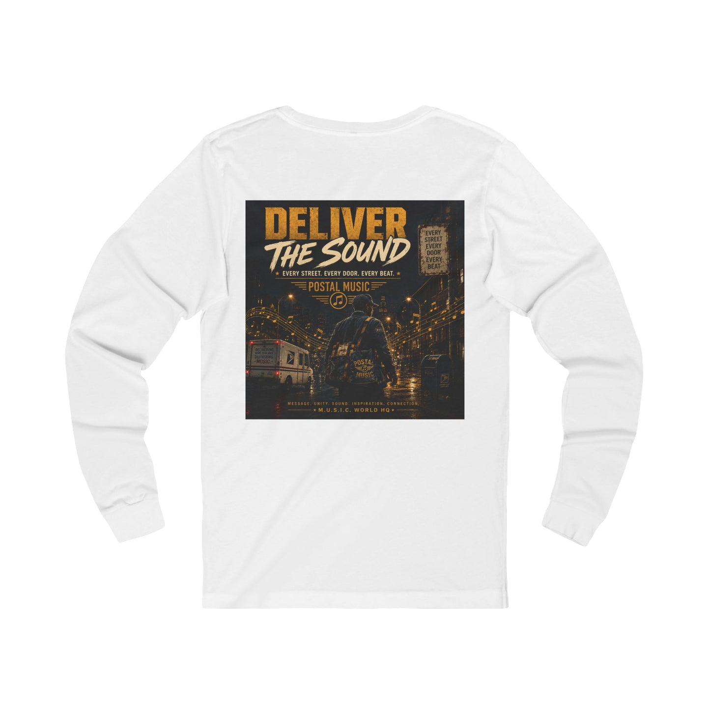 Postal Music — Deliver the Sound — Long-Sleeve T-Shirt