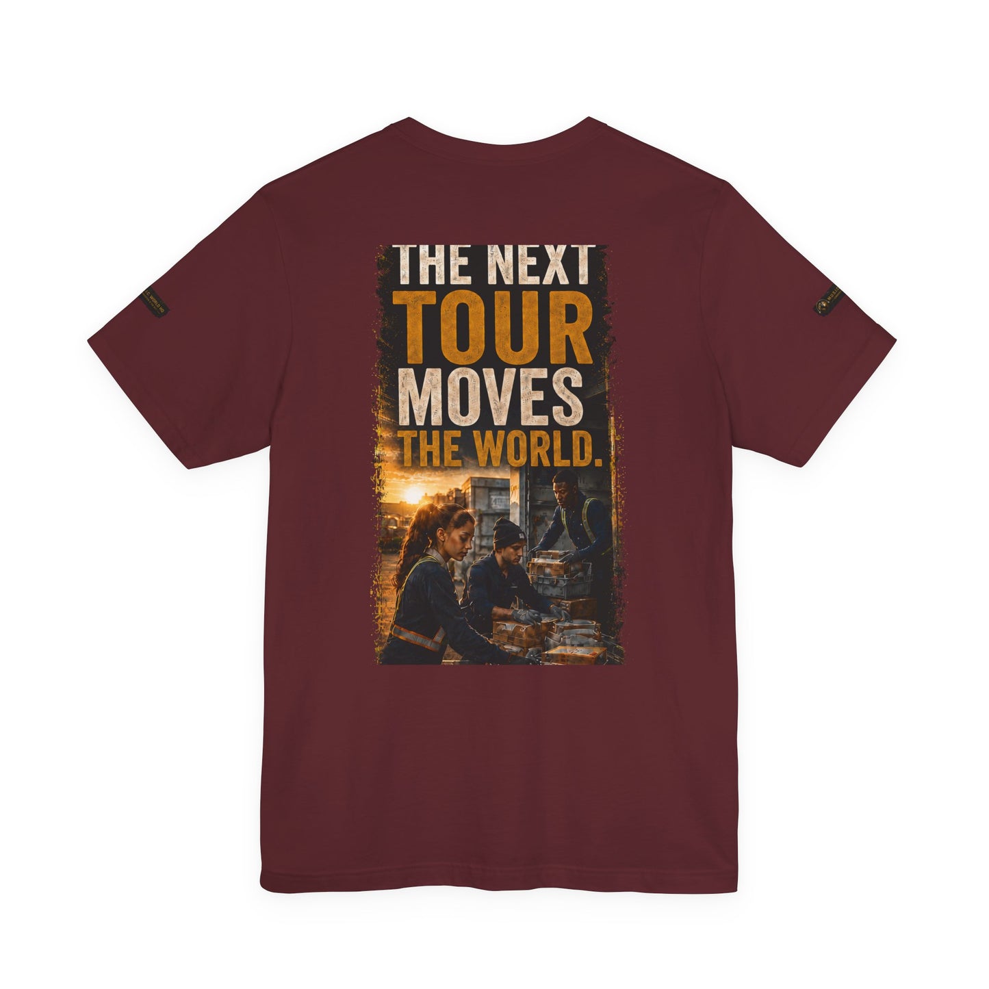 Postal Music — The Next Tour Premium Unisex T-Shirt — Color Group 8 of 11